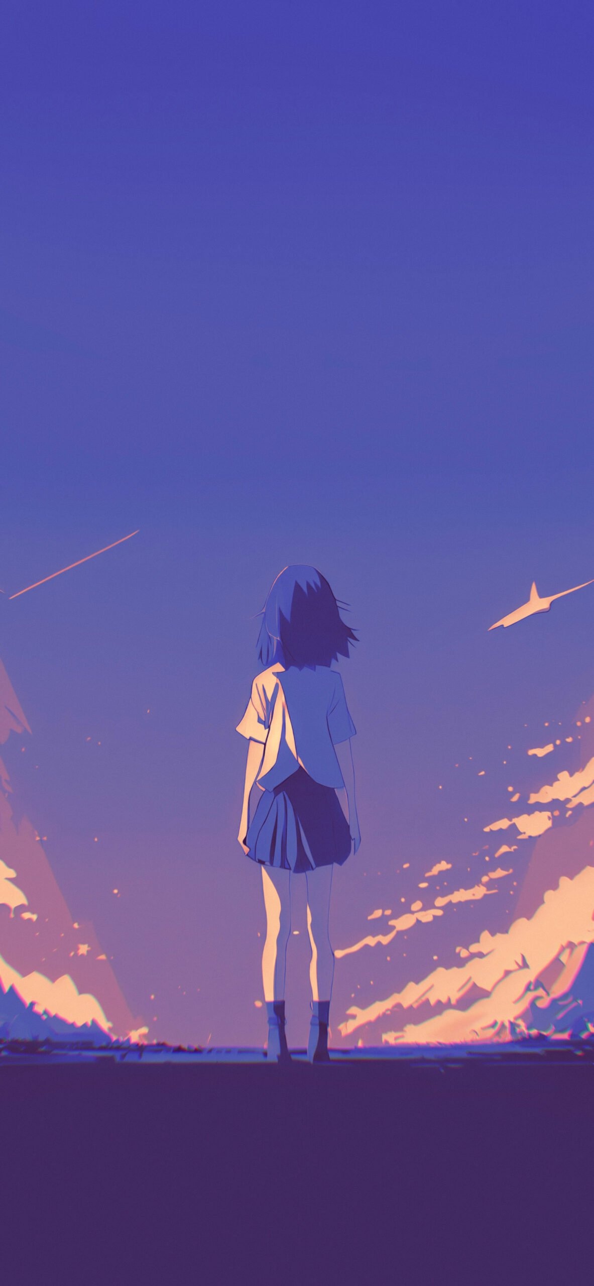 Aesthetic appeal, cool anime, artistic vibes, modern style, captivating, 1190x2560 HD Phone