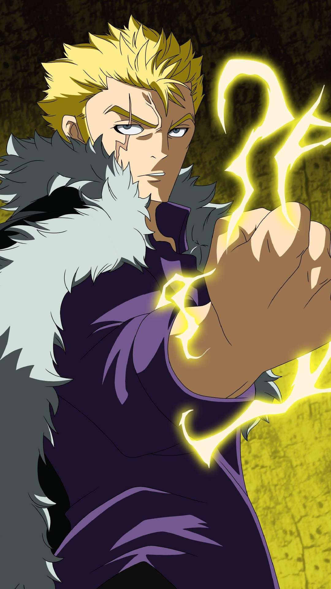 Laxus Dreyar, Electric dragon slayer, Fairy Tail guild, Anime character, 1080x1920 Full HD Phone