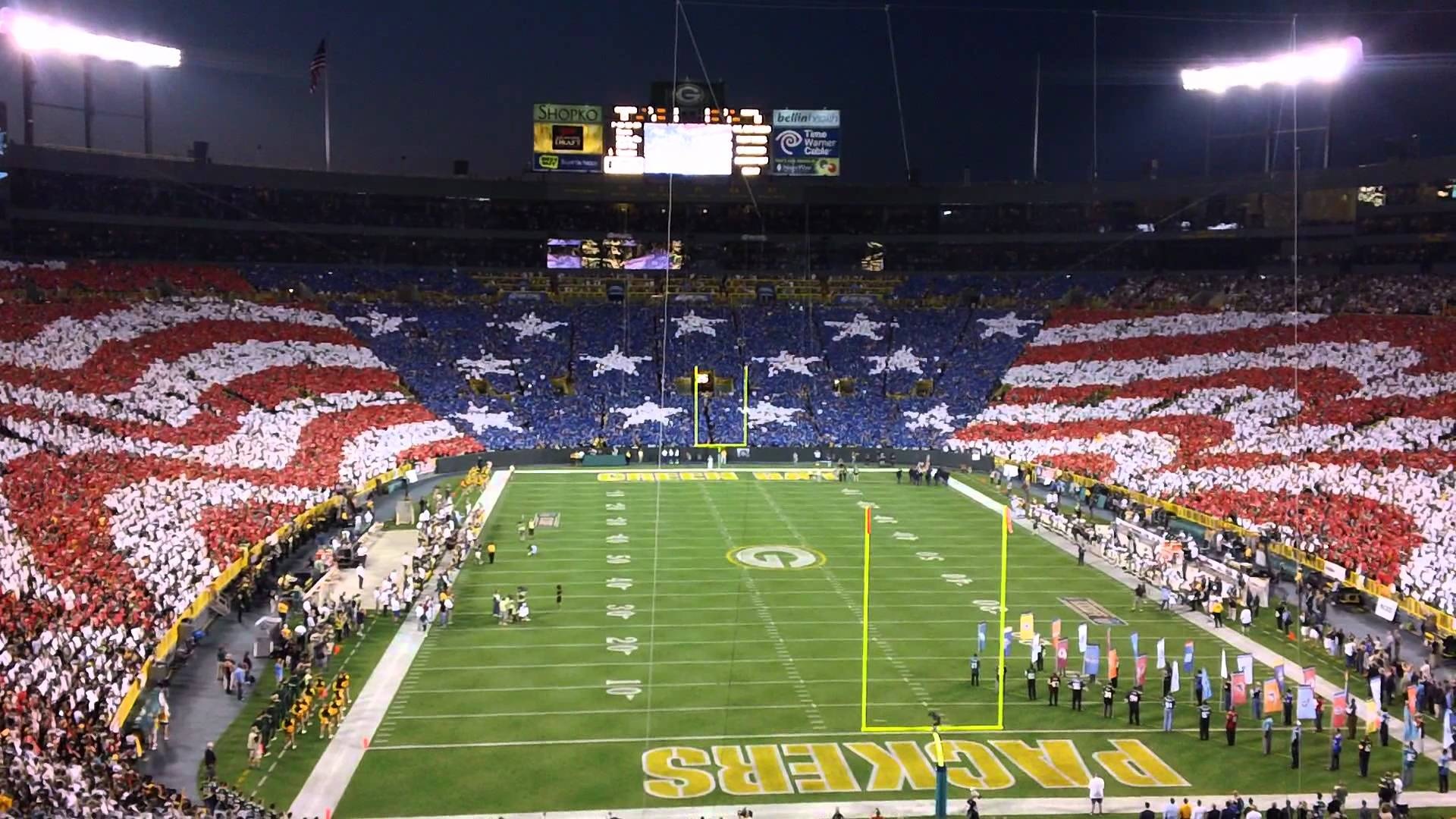 Lambeau Field, Green Bay Packers, Football stadium, Game day excitement, 1920x1080 Full HD Desktop