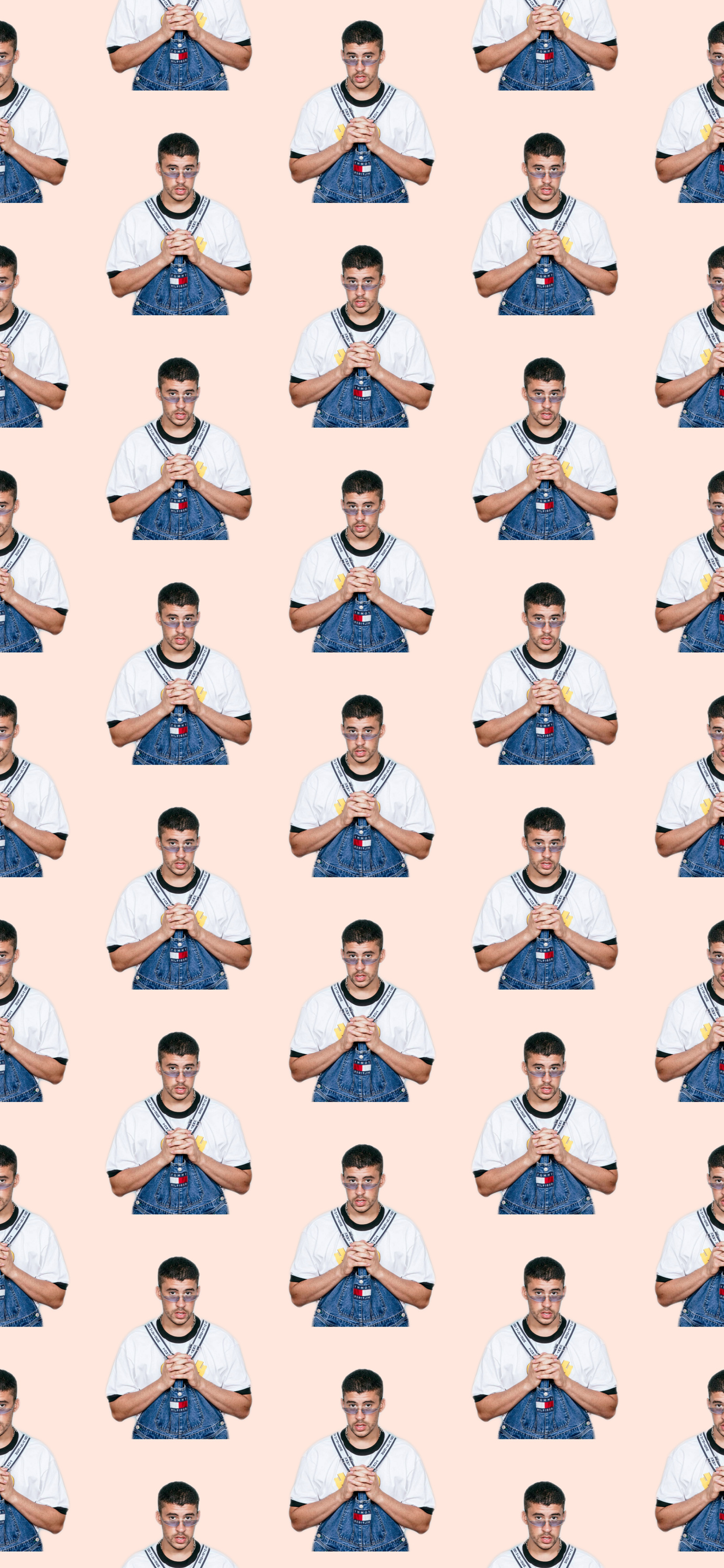 Bad Bunny vibes, Urban music, Latin sensation, Reggaeton superstar, 1390x3000 HD Phone
