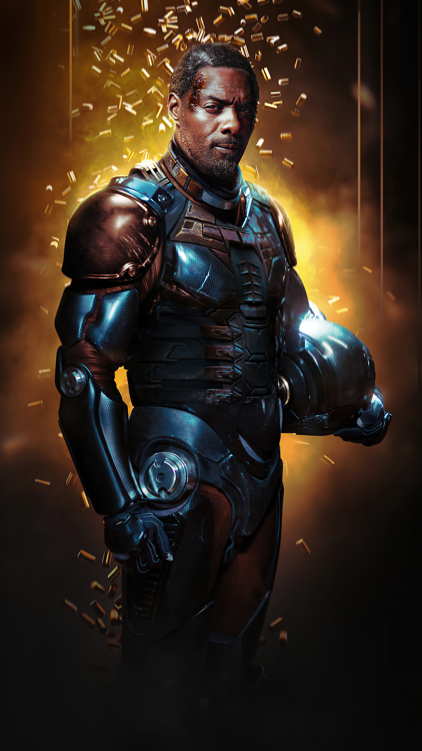 Idris Elba, Movies, Bloodsport, The Suicide Squad, 1440x2560 HD Phone