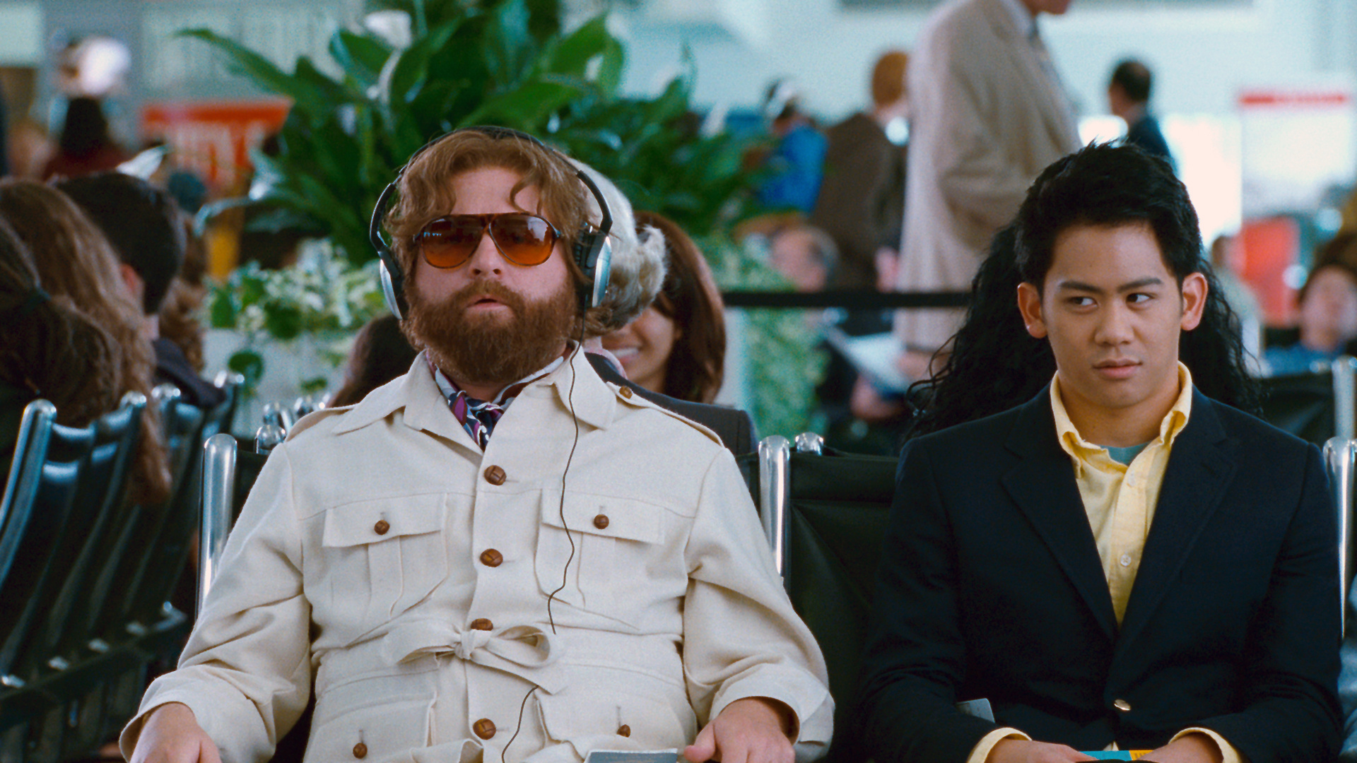 Zach Galifianakis, Southern rivals, Tim and Eric's Billion Dollar Movie, Interview, 1920x1080 Full HD Desktop