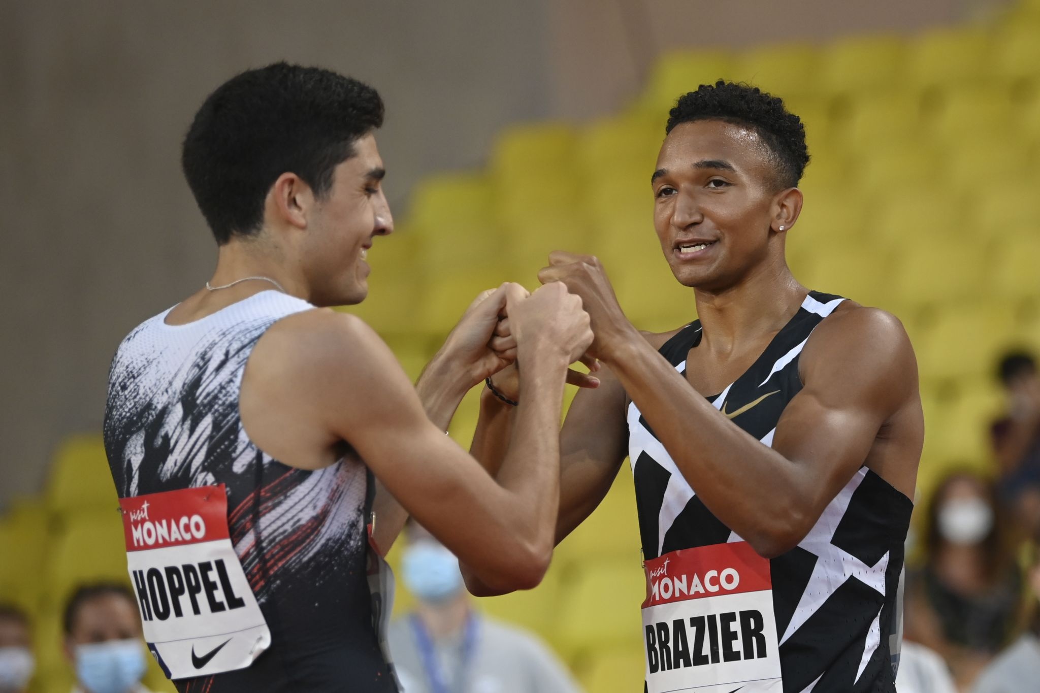 Donavan Brazier, Diamond League debut, Hoppel's second place, Impressive performance, 2050x1370 HD Desktop