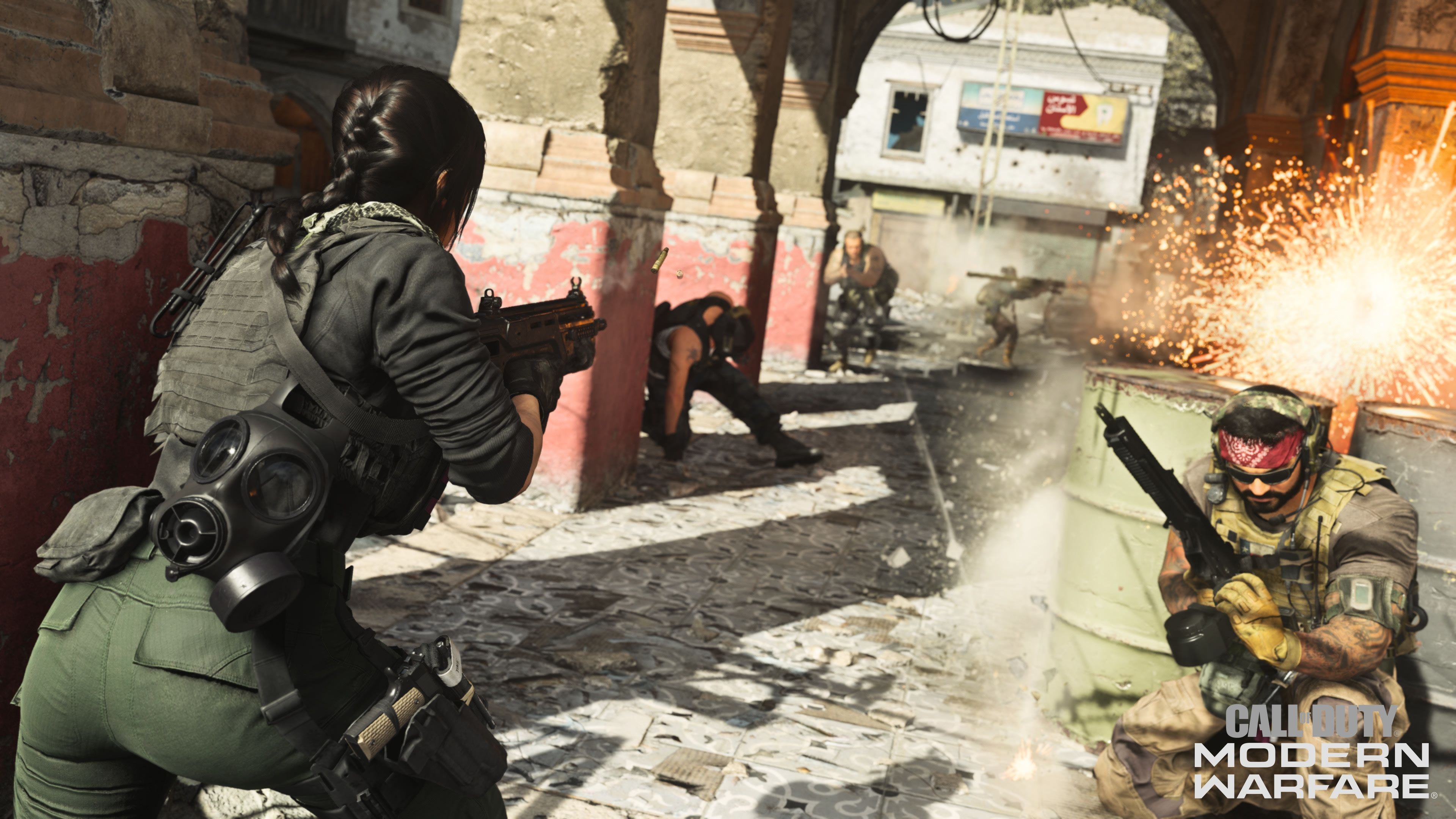 Mara operator, D-Day operator, Call of Duty: Modern Warfare, 4K Desktop wallpaper