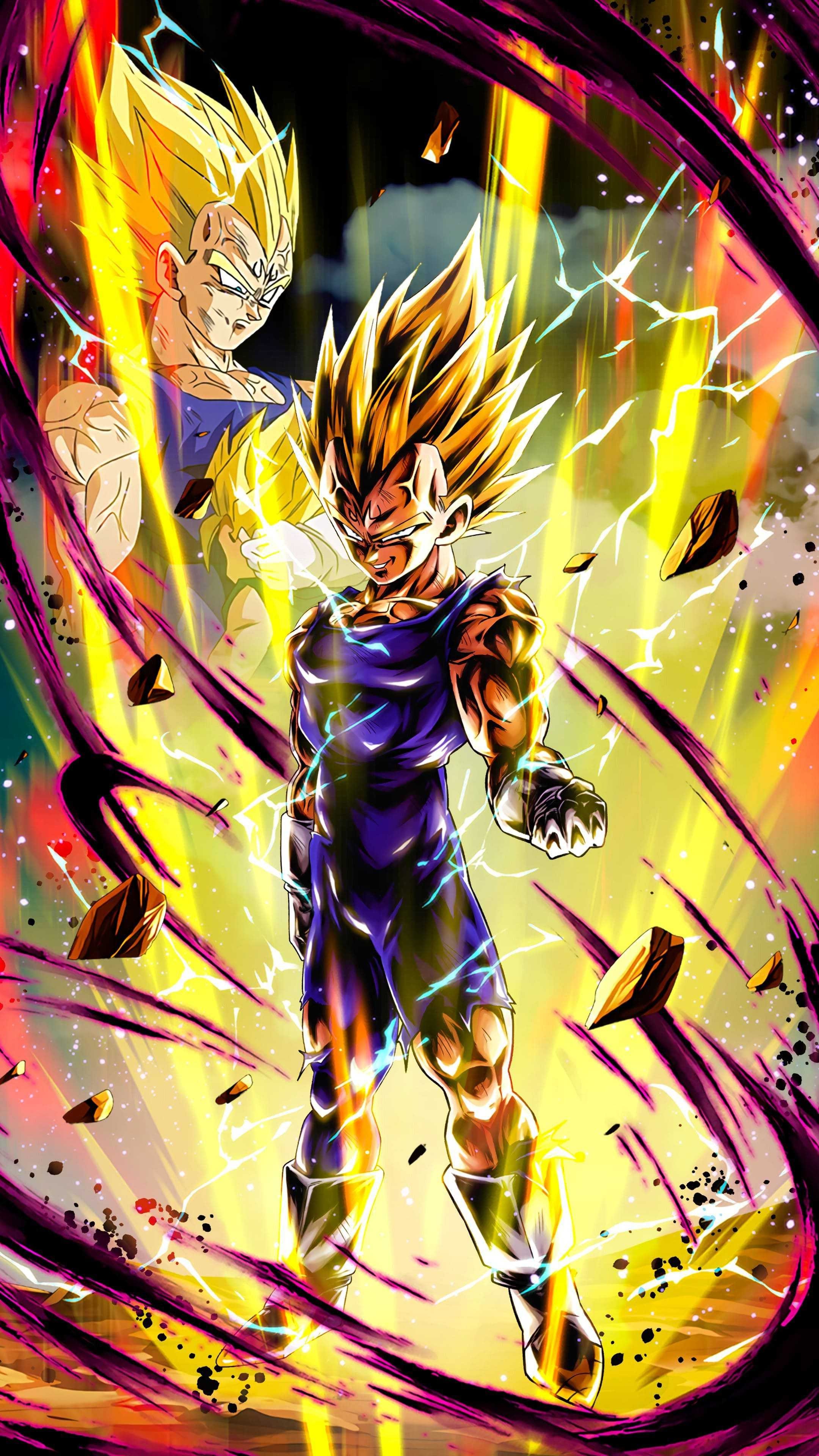 Majin Vegeta Wallpaper, 2160x3840 4K Phone