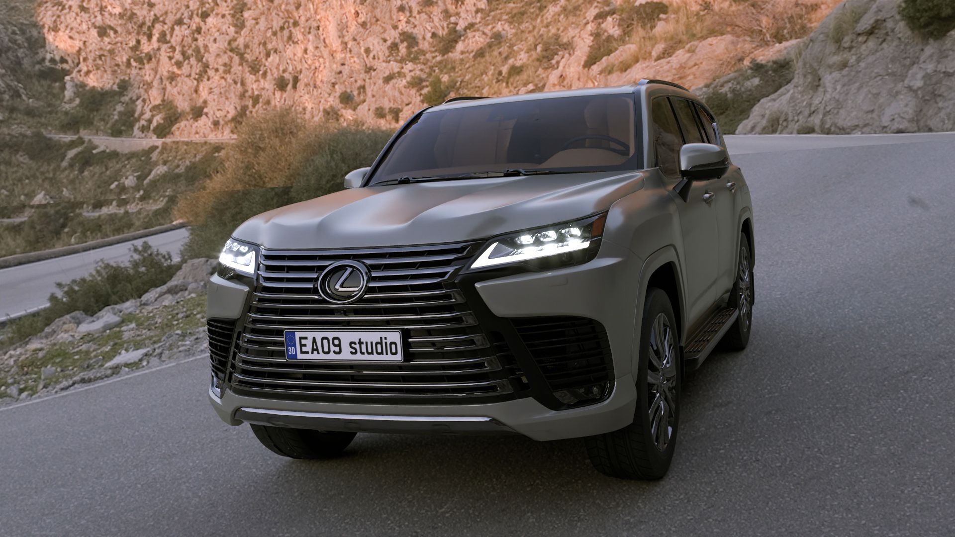 Lexus LX, Futuristic design, Superior performance, Cinematic experience, 1920x1080 Full HD Desktop