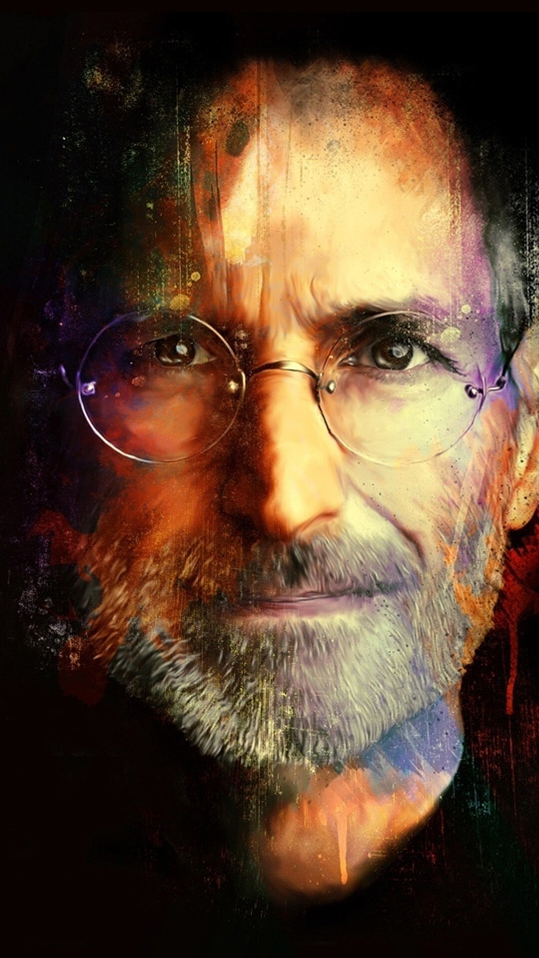 Steve Jobs, Commemorative wallpaper, Legendary entrepreneur, Inspirational leader, 1080x1920 Full HD Phone