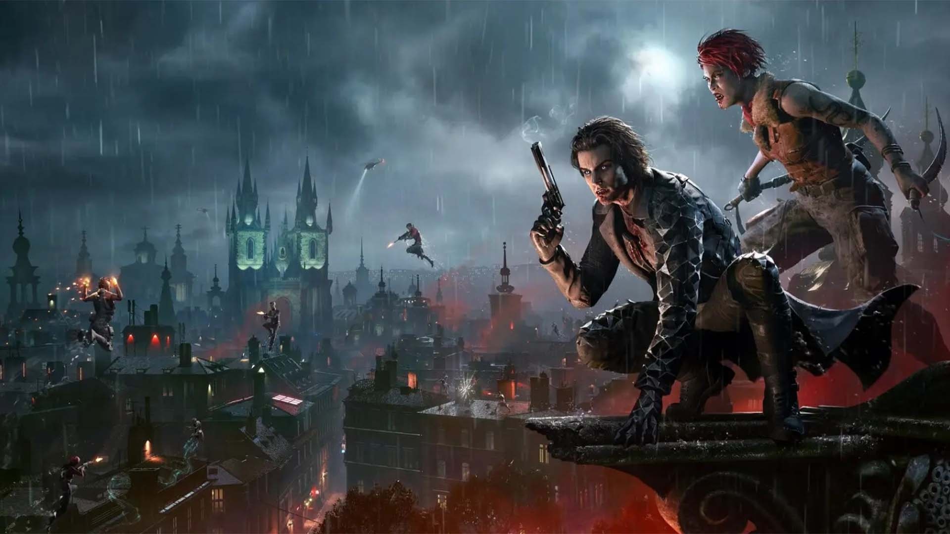 Vampire: The Masquerade, Bloodhunt on PS5, 3D audio, Dualsense support, 1920x1080 Full HD Desktop
