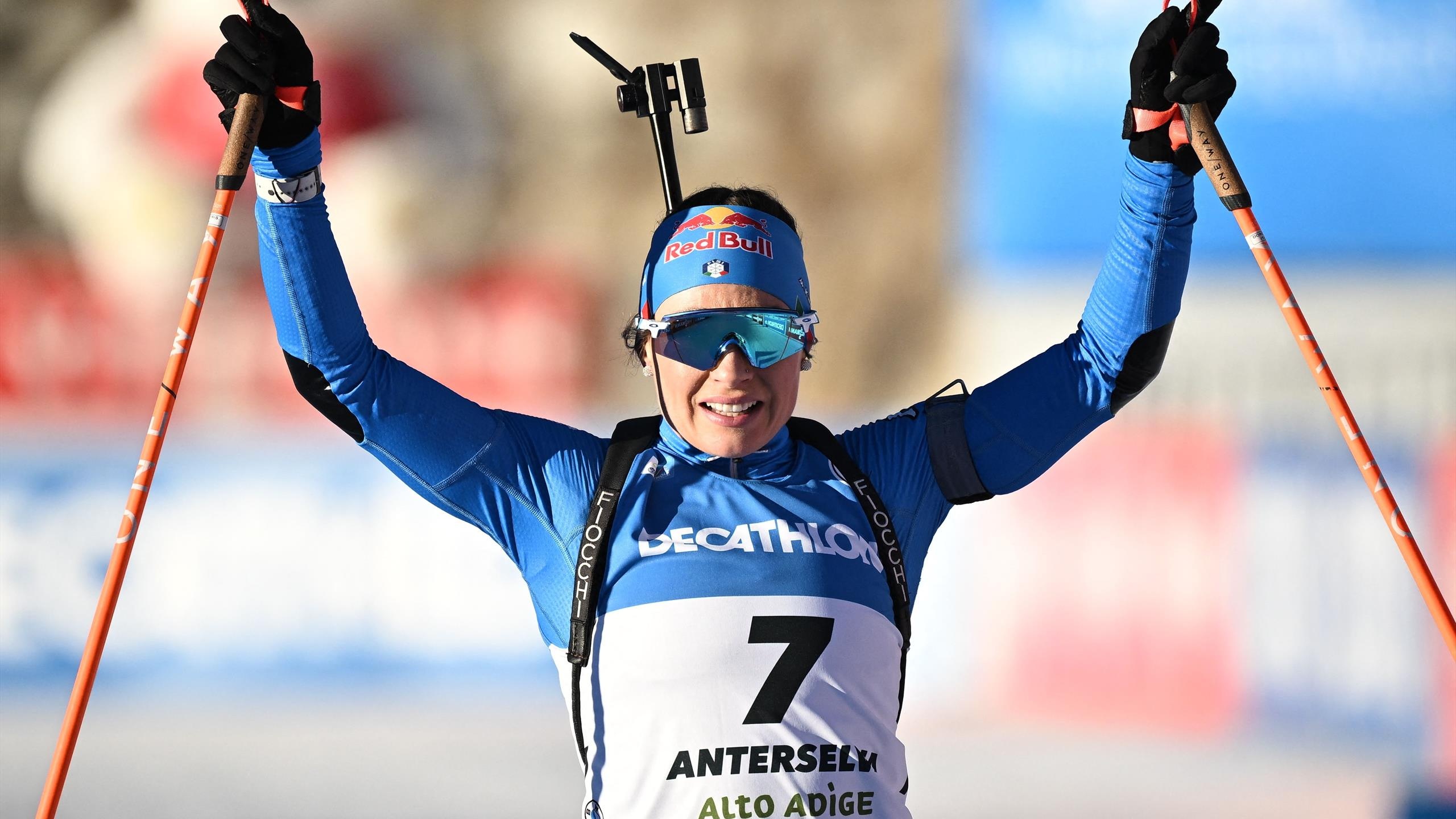 Antholz-Anterselva 2022, Dorothea Wierer Wallpaper, 2560x1440 HD Desktop