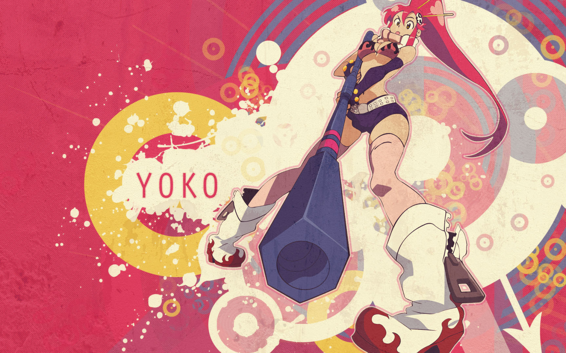 Poster, Yoko (Gurren Lagann) Wallpaper, 1920x1200 HD Desktop