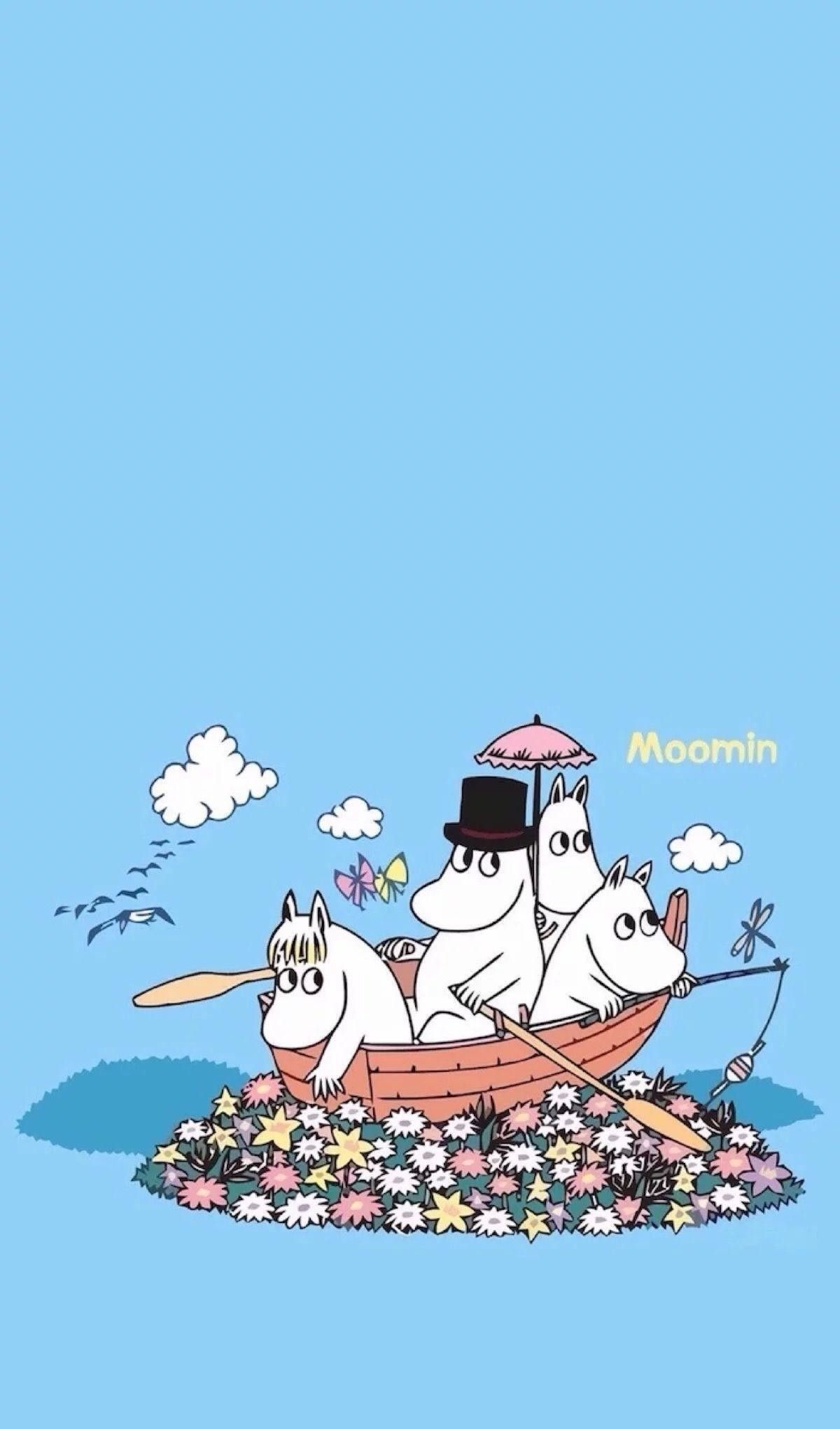 Moomin wallpapers, Unique backgrounds, Whimsical atmospheres, Beloved Moomin characters, 1200x2050 HD Phone