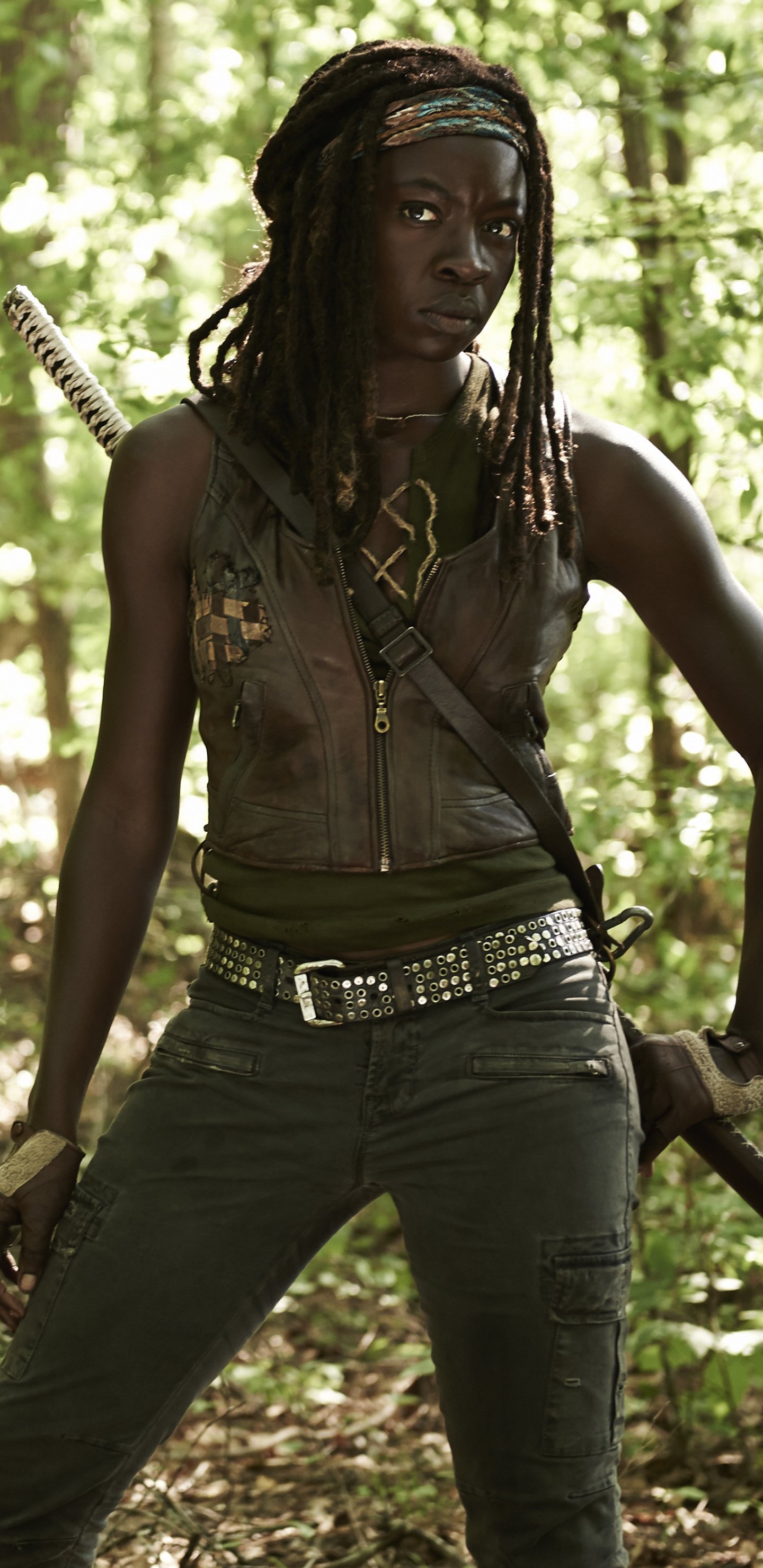 Danai Gurira, The Walking Dead, Michonne, Movies, 1440x2960 HD Phone