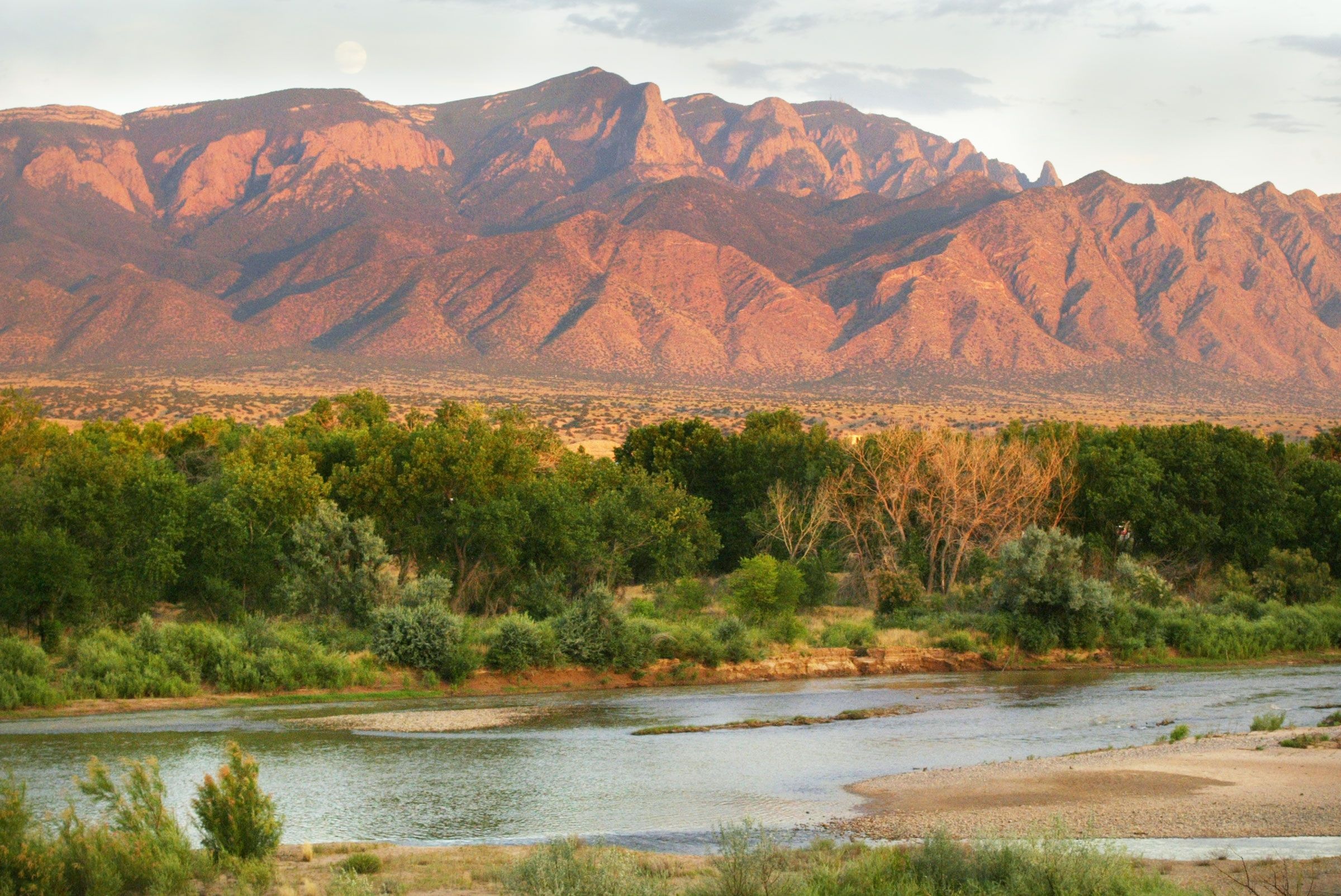 The Rio Grande River, Travels, Sandia Mountains, Road trip vibes, 2400x1610 HD Desktop