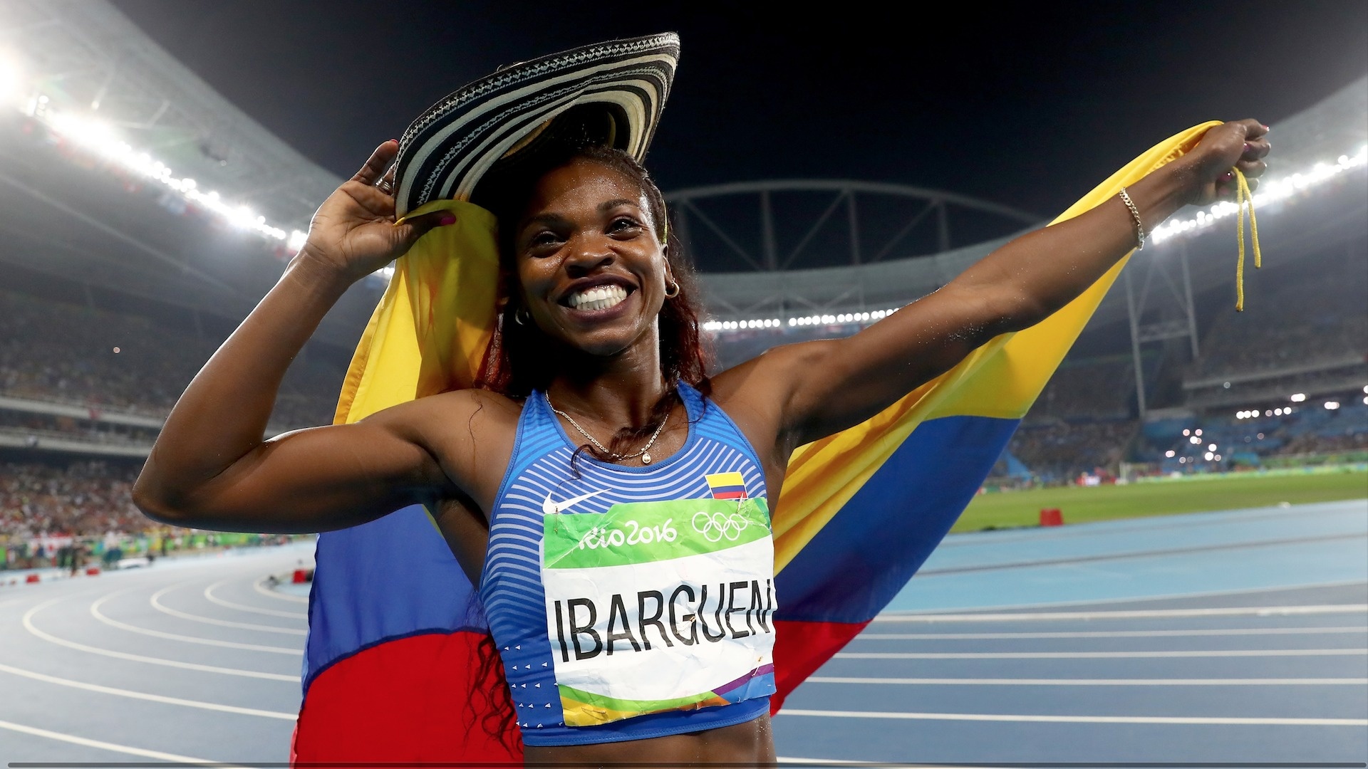 Caterine Ibarguen, Olympic champion, Colombian pride, Inspiring legacy, 1920x1080 Full HD Desktop