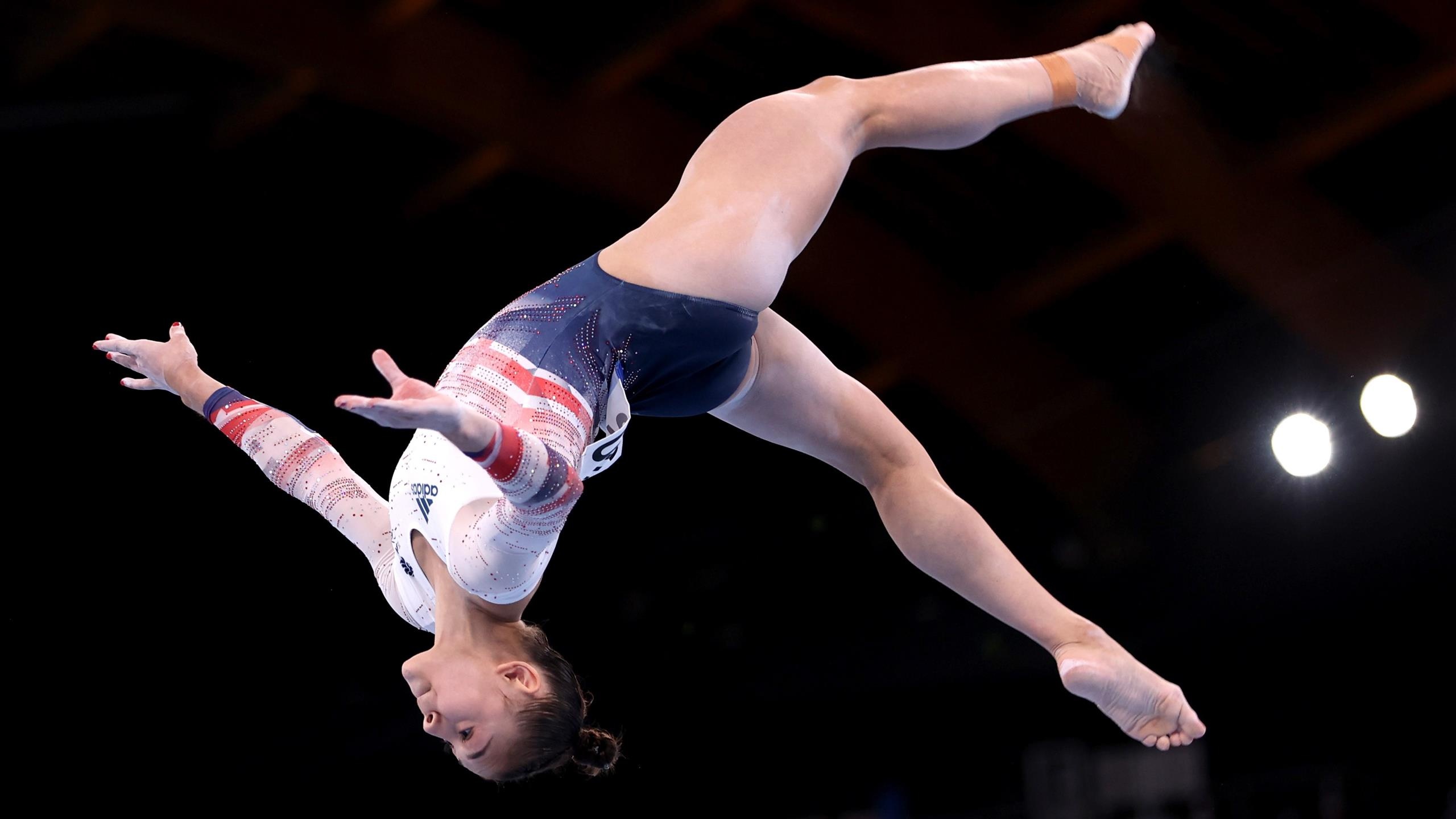 Artistic Gymnastics, Gadirova twins, Jessica and Jennifer, Team GB, 2560x1440 HD Desktop