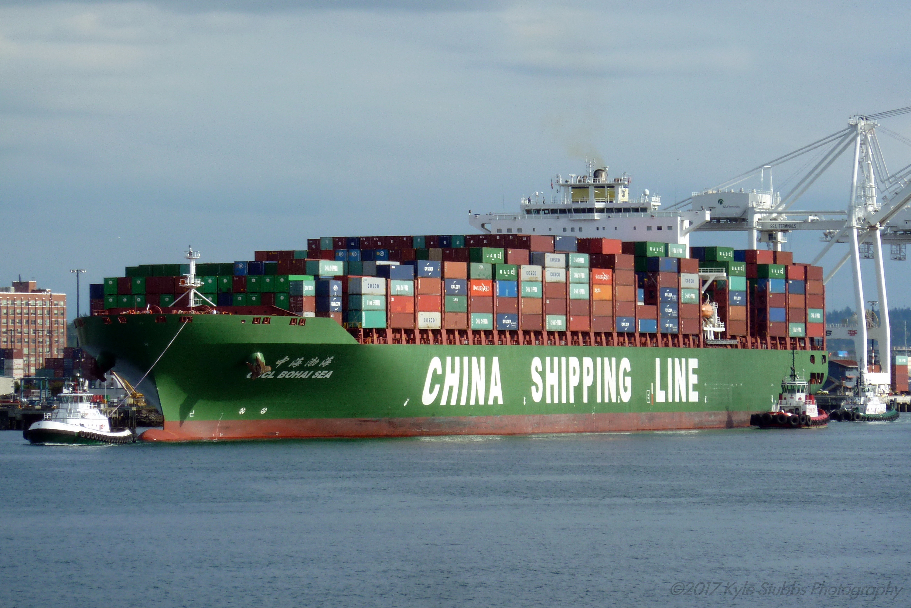 Bohai Sea, Ship photos, Ship tracker, Cscl Bohai Sea, 3000x2010 HD Desktop