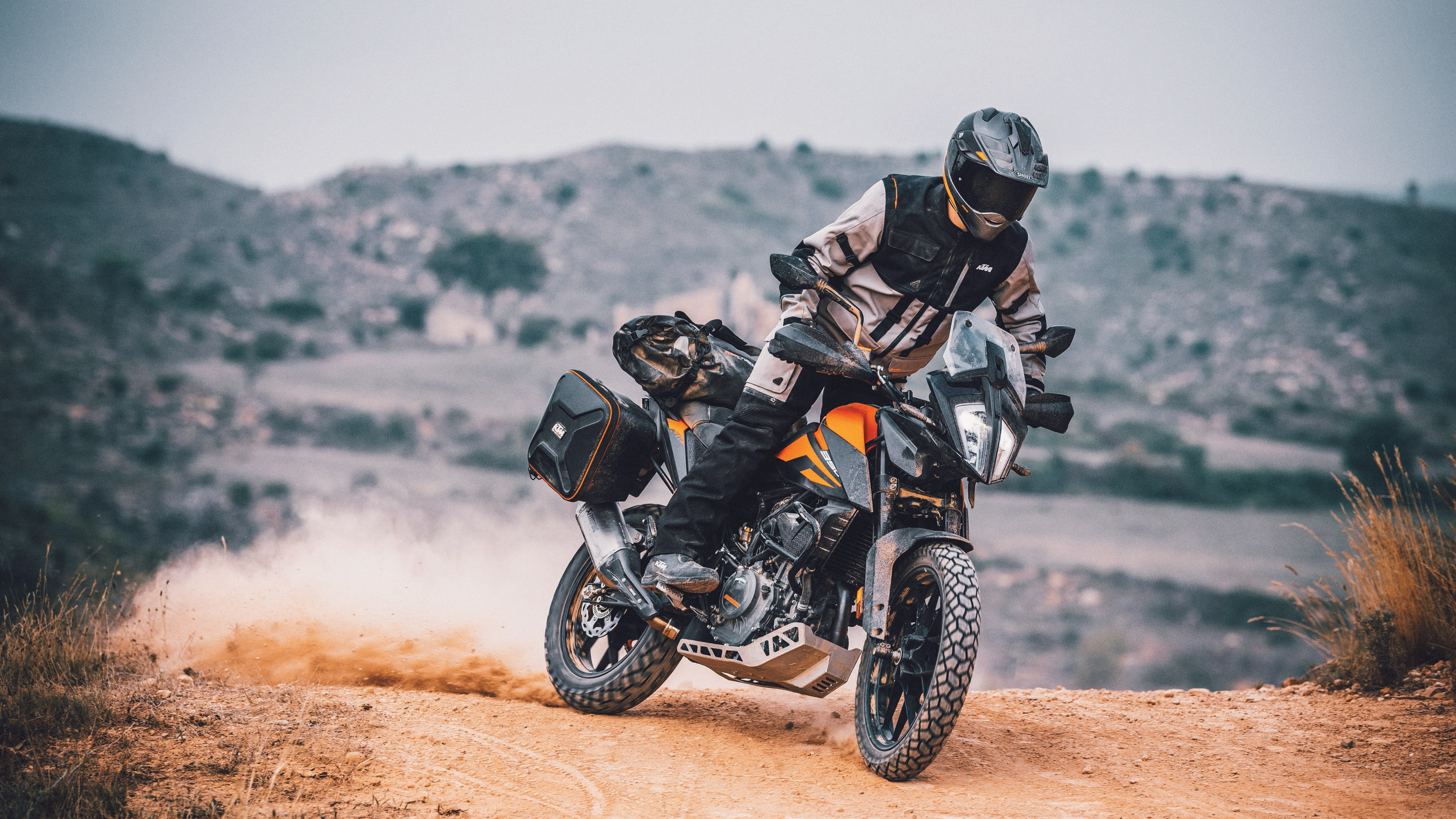 KTM 390 Adventure, Off-road exploration, Ethical transportation, Motorcycle freedom, 3840x2160 4K Desktop