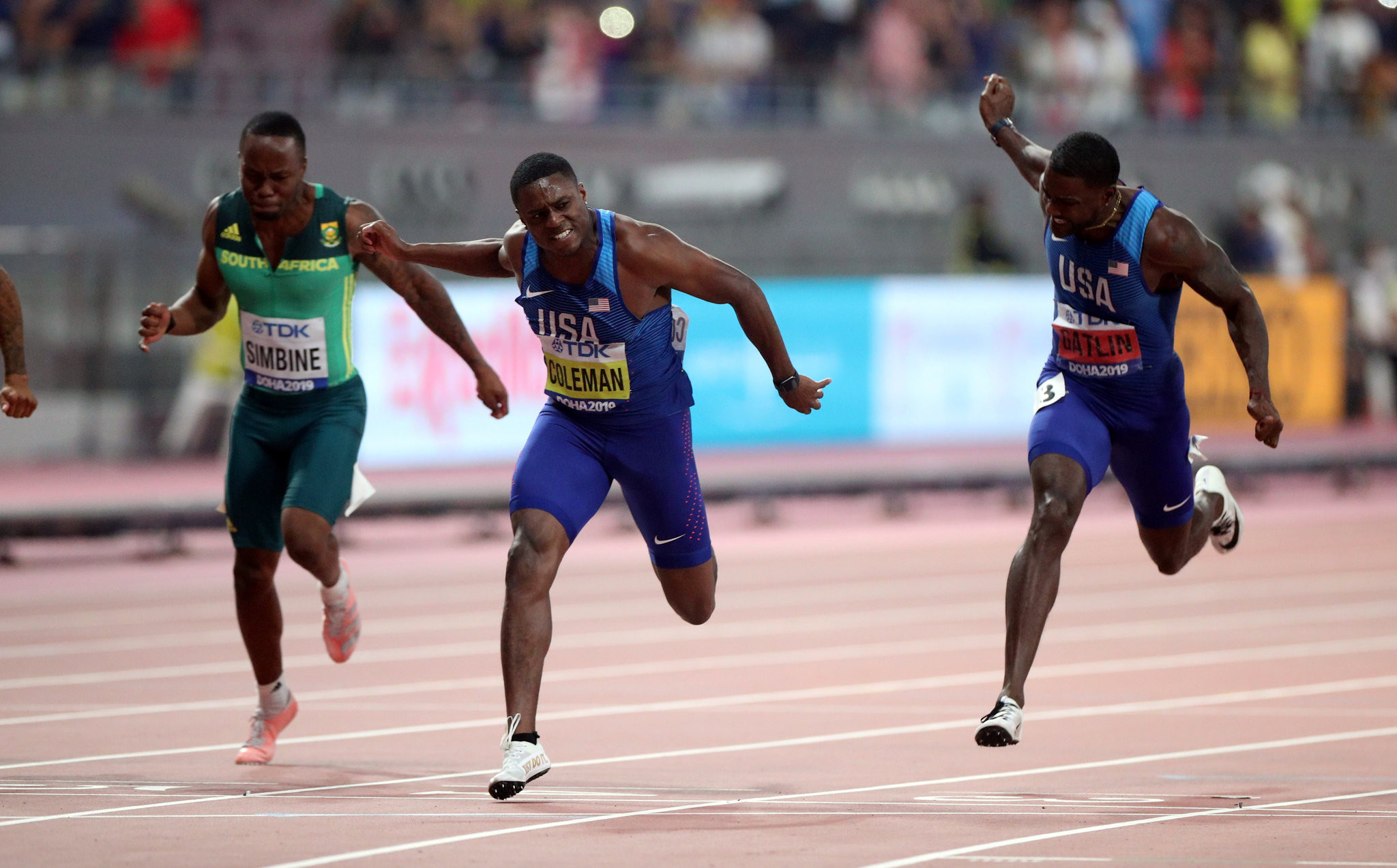 Akani Simbine and Justin Gatlin, Christian Coleman Wallpaper, 2050x1280 HD Desktop