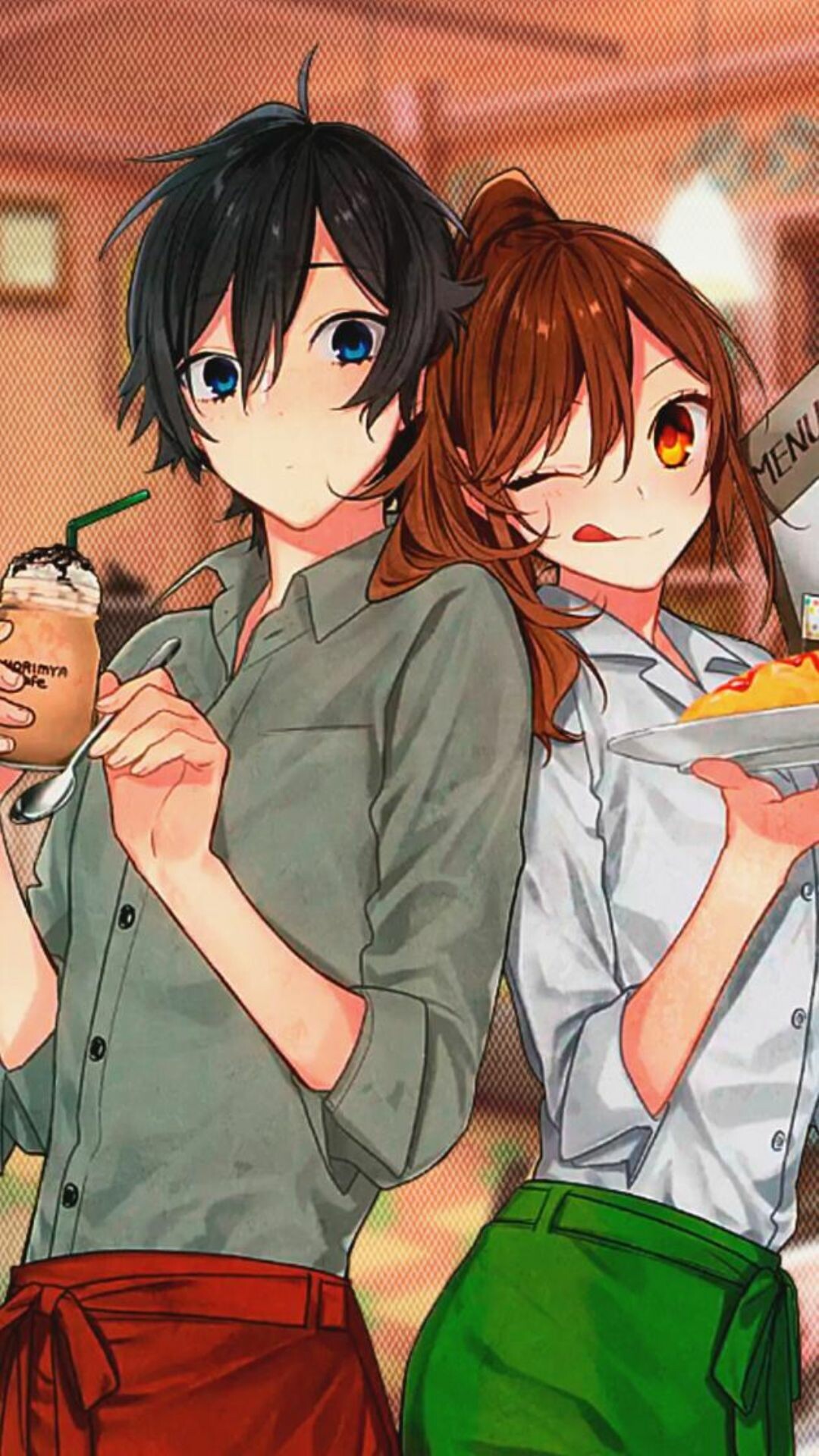 Horimiya anime, Stunning visuals, Emotional storytelling, Delightful moments, 1080x1920 Full HD Phone