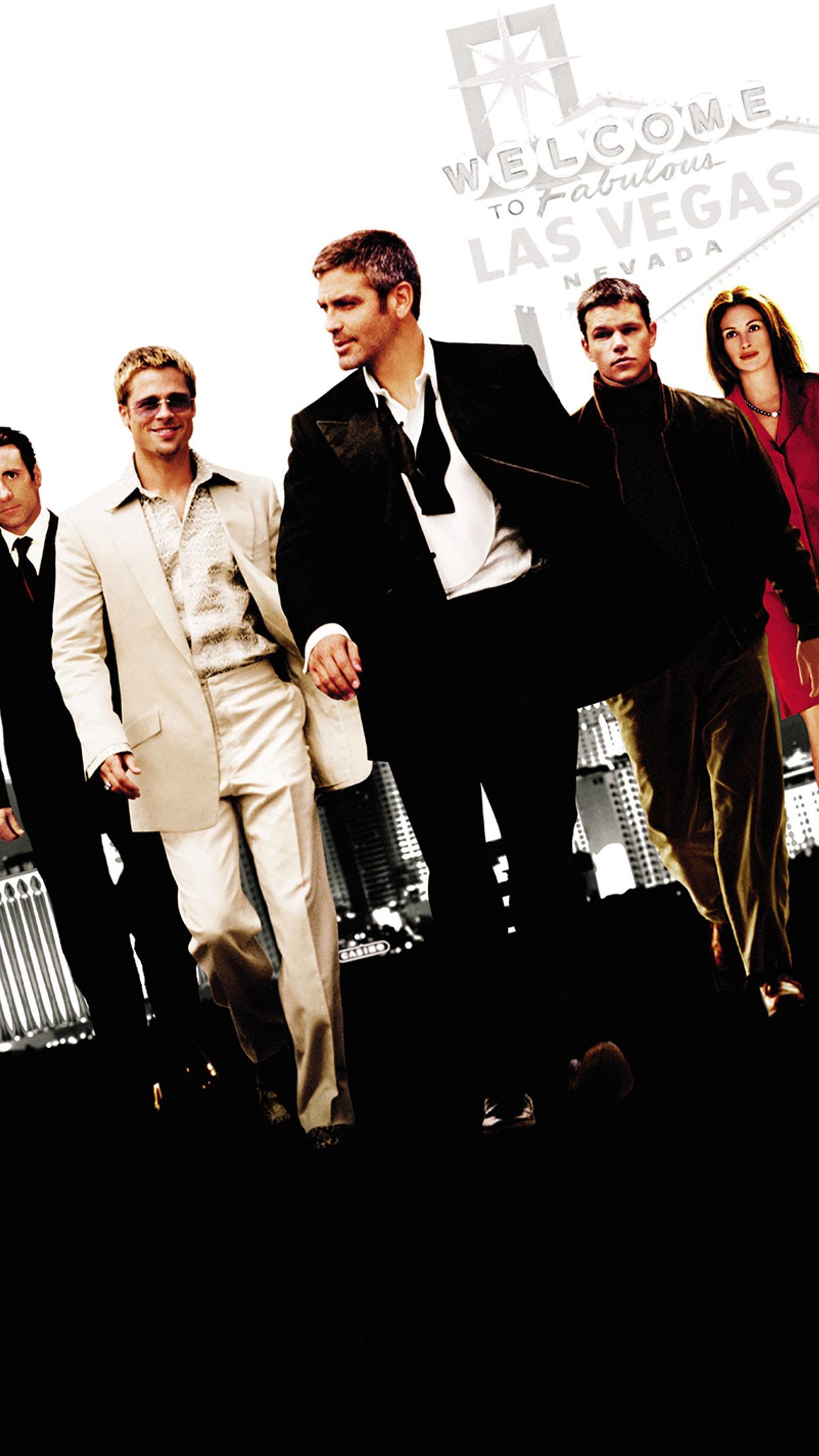 Ocean's Eleven, Heist masterpiece, Danny Ocean's crew, Las Vegas, 1540x2740 HD Phone