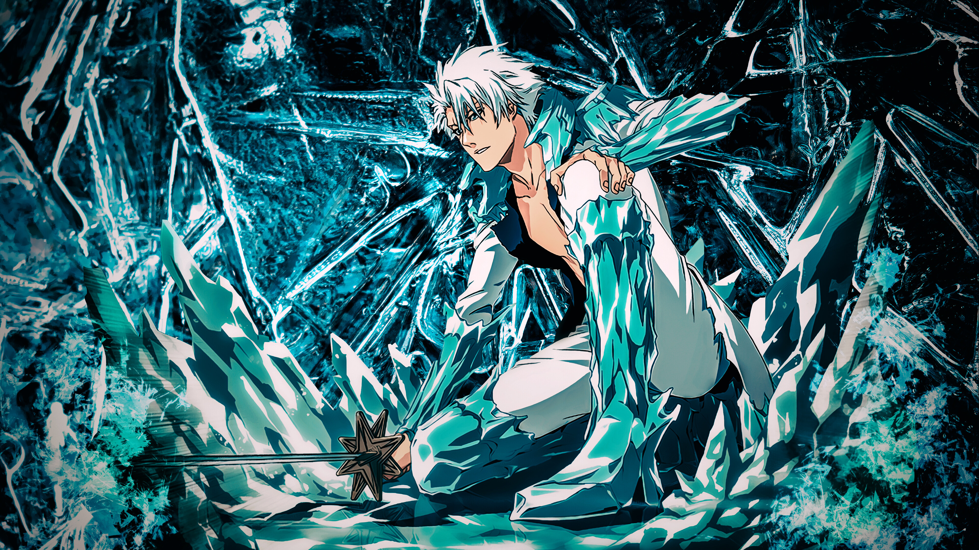 Toshiro Hitsugaya, Bleach Wallpaper, 3840x2160 4K Desktop