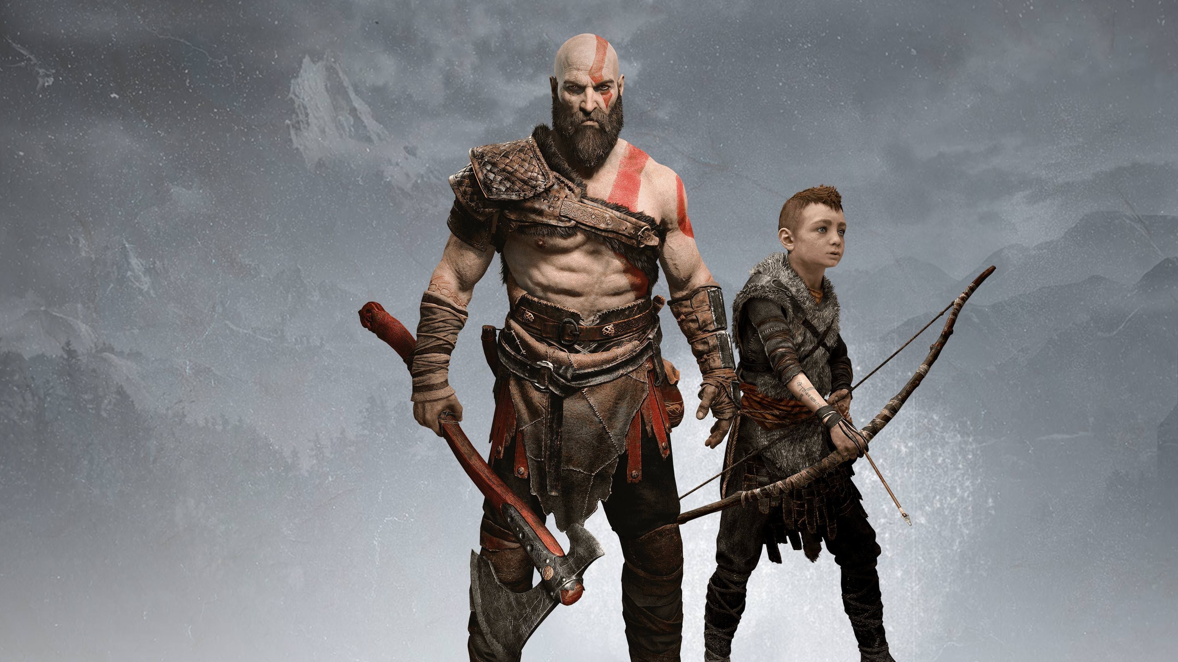 God of War 4 4K, Exclusive offer, Immersive gaming experience, 3840x2160 4K Desktop