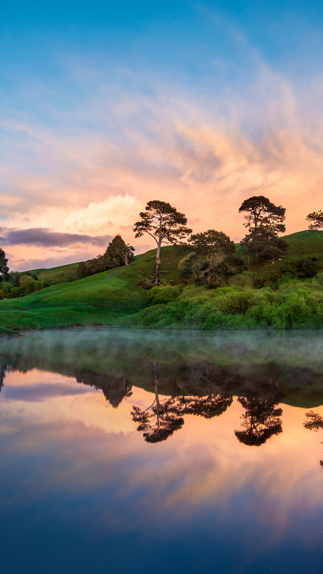 Hobbiton beauty, New Zealand marvel, HD wallpaper, Desktop and mobile, 1080x1920 Full HD Phone