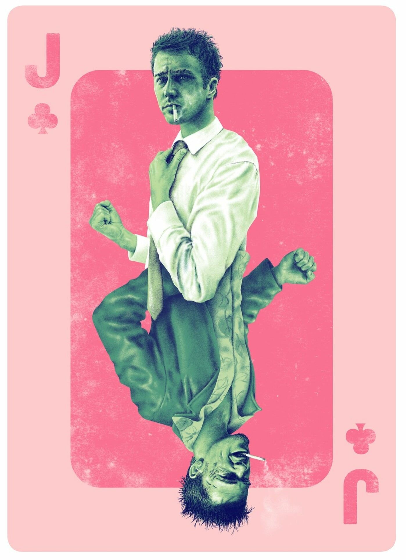 Fight Club, Green dress shirt, Movie artwork, 1400x1930 HD Phone