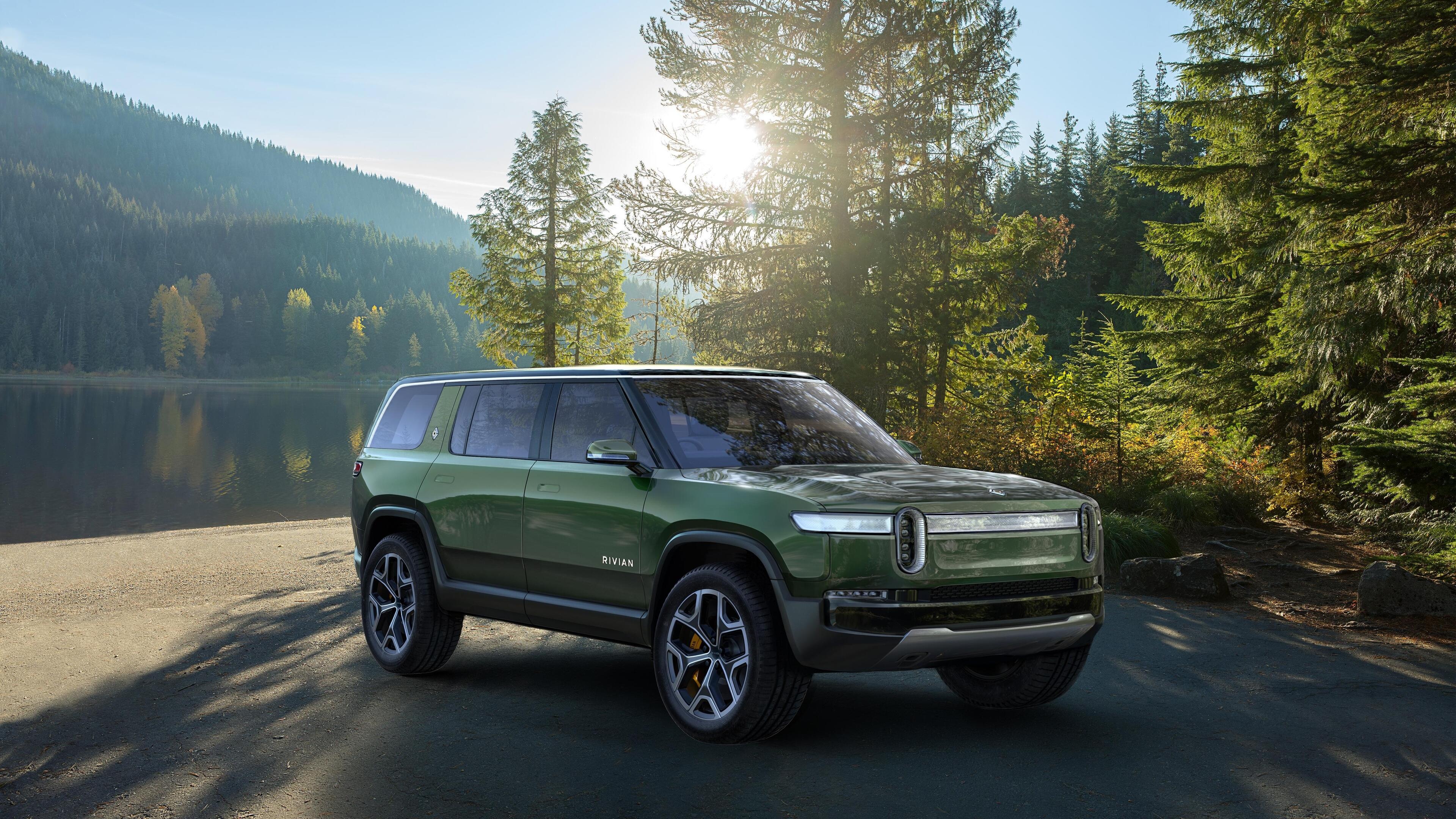 R1S Electric SUV, Rivian Automotive Wallpaper, 3840x2160 4K Desktop