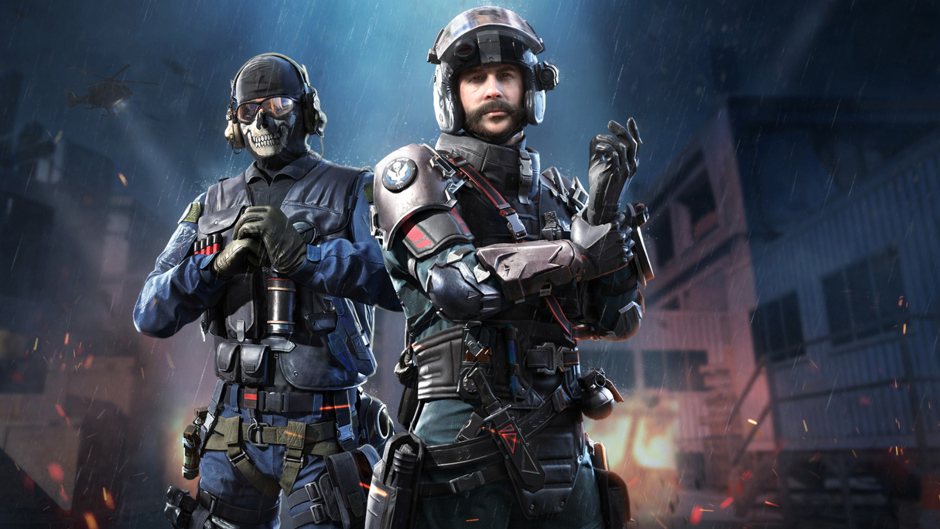 Simon Ghost Riley, Captain John Price, Call of Duty Mobile, Full HD Desktop wallpaper