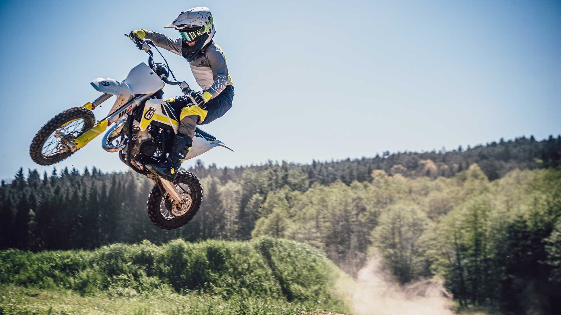 Husqvarna TC 65, Motocross lineup, Play in the dirt, Off-road fun, 1920x1080 Full HD Desktop