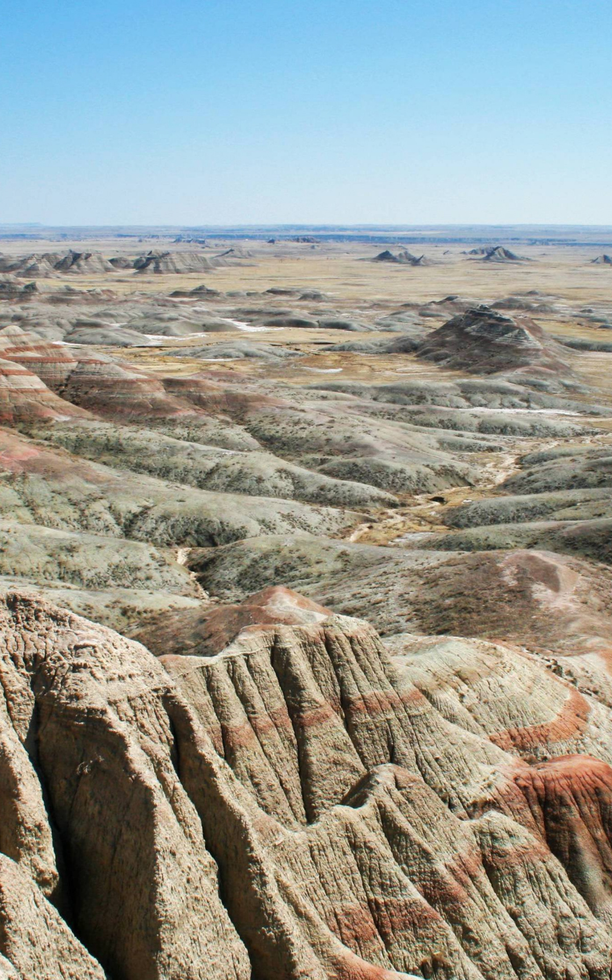 Bisti Badlands, South Dakota Badlands, National Park scenery, Stunning landscapes, 1200x1920 HD Phone