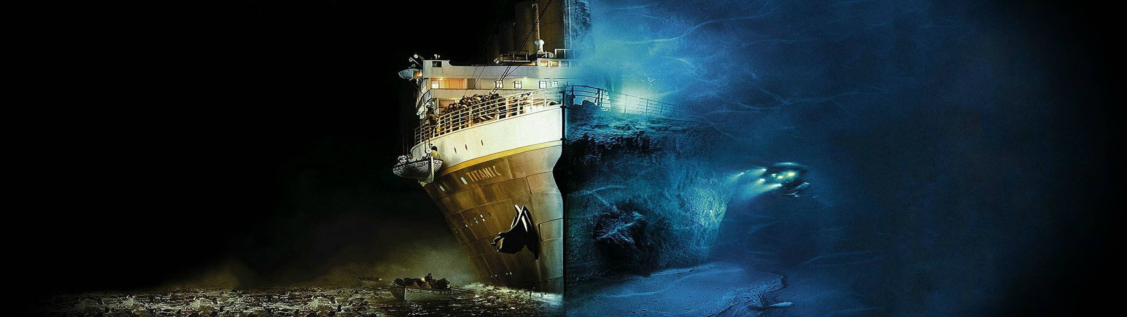 Titanic, PC Wallpaper, 3840x1080 Dual Screen Desktop