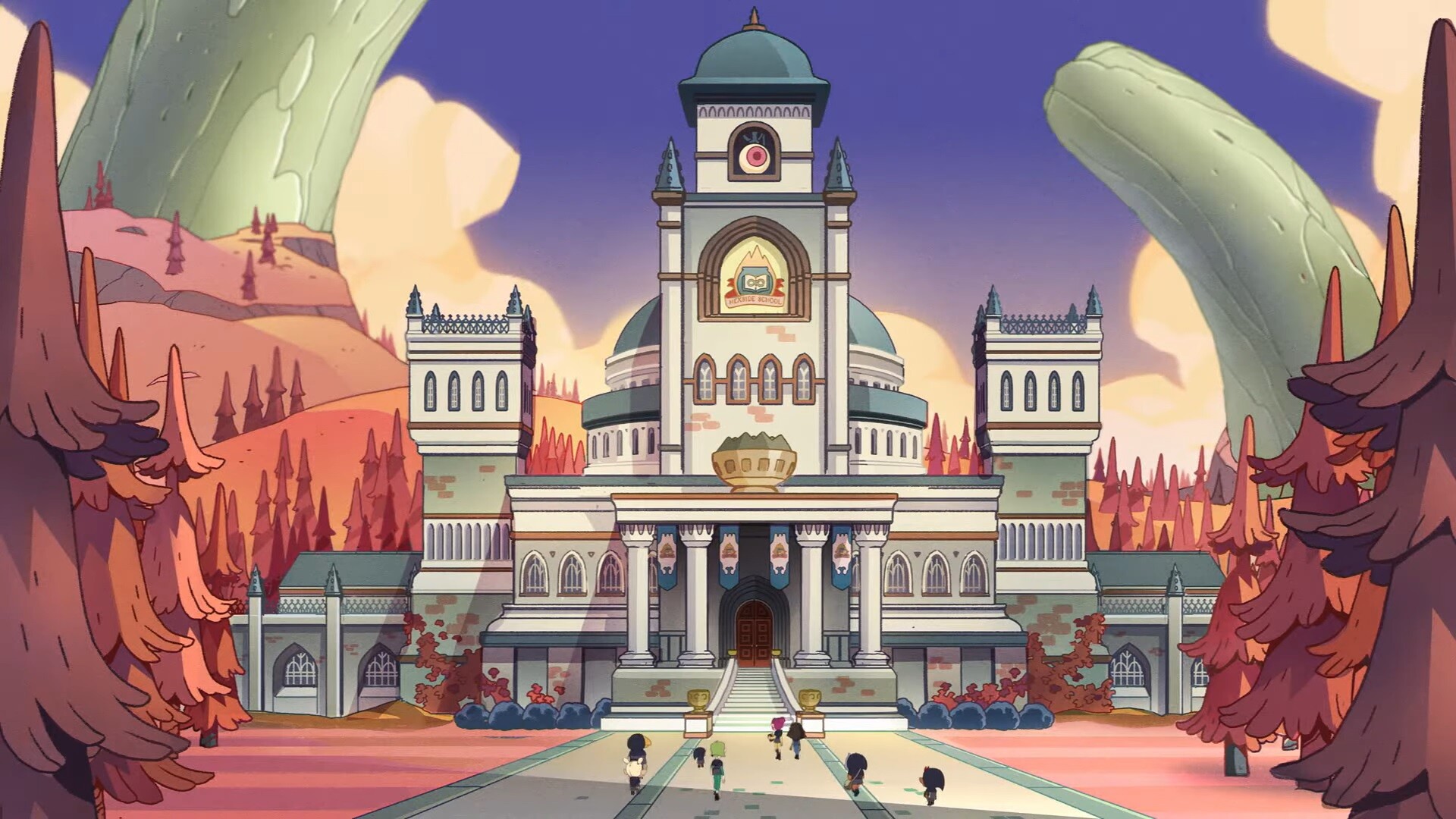 The Owl House animation, Hexside School of Magic, Fandom wiki, Demonic characters, 1920x1080 Full HD Desktop