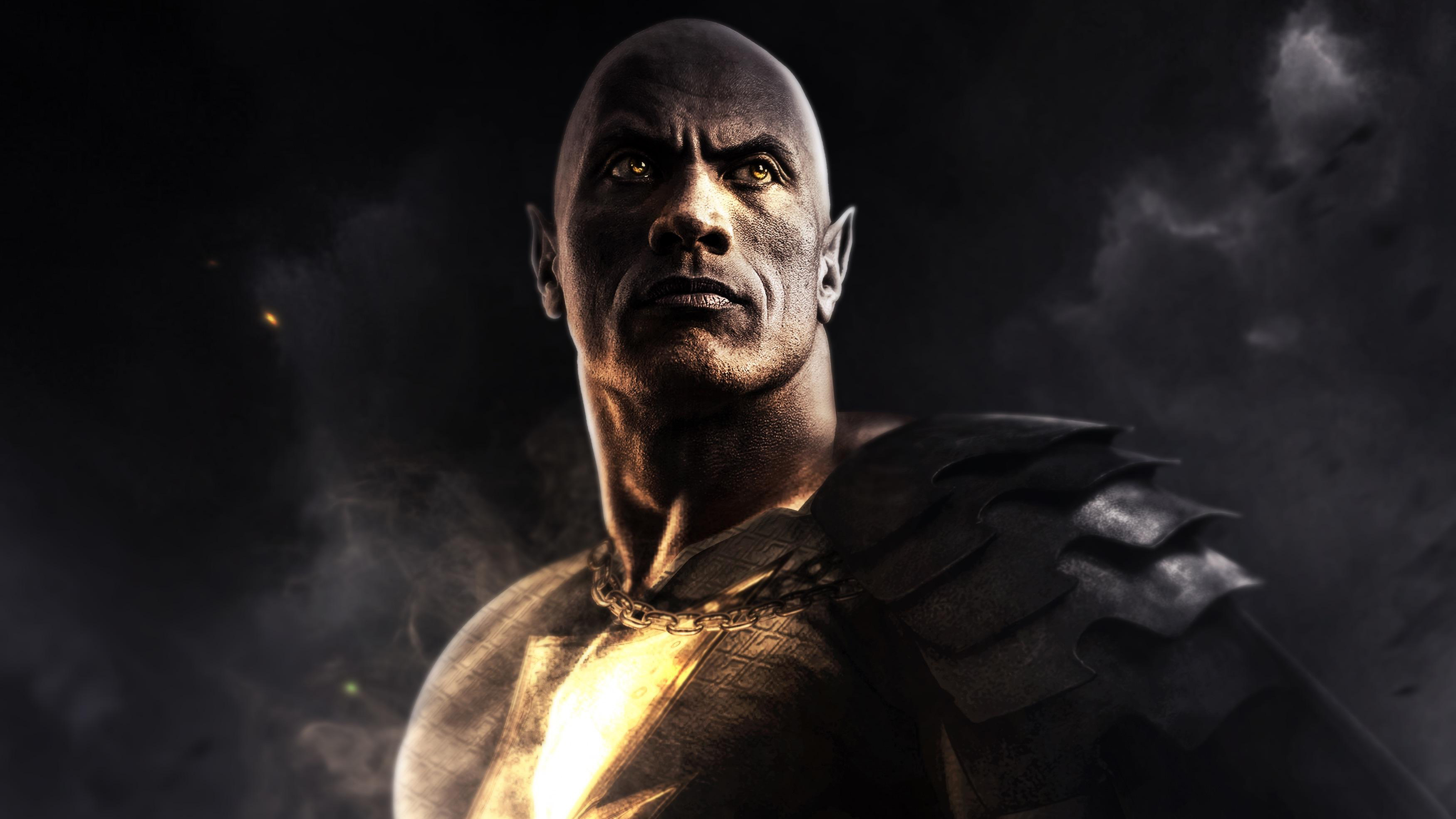 Black Adam, Detailed movie artwork, 1440p resolution, Stunning visuals, 3500x1970 HD Desktop