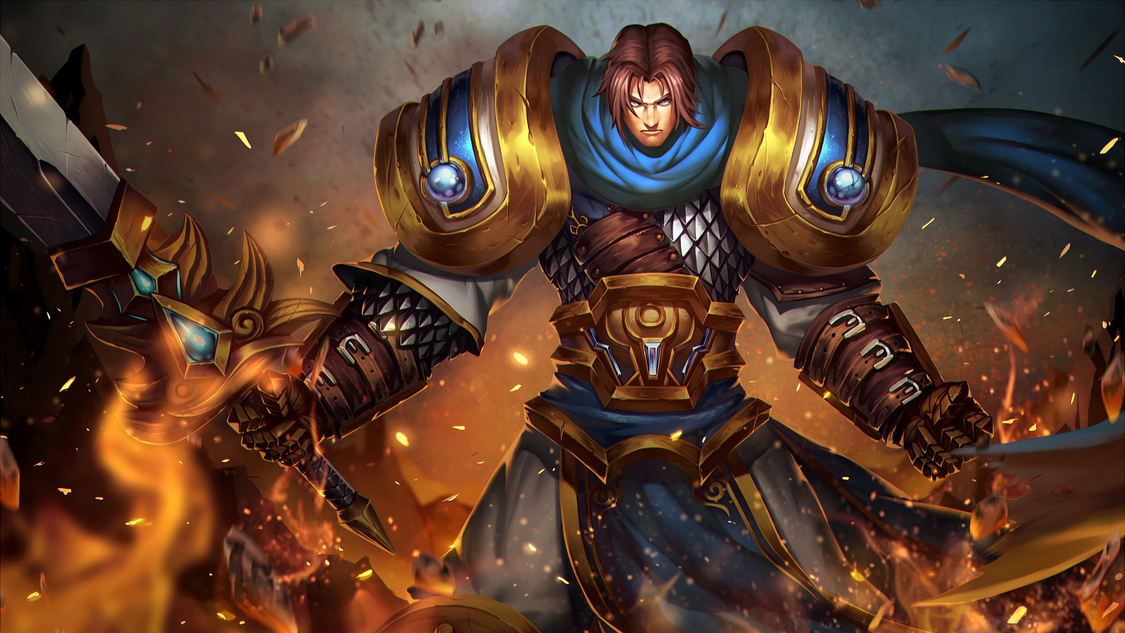 Garen, LOL, League of Legends Legend, Gaming, 3840x2160 4K Desktop