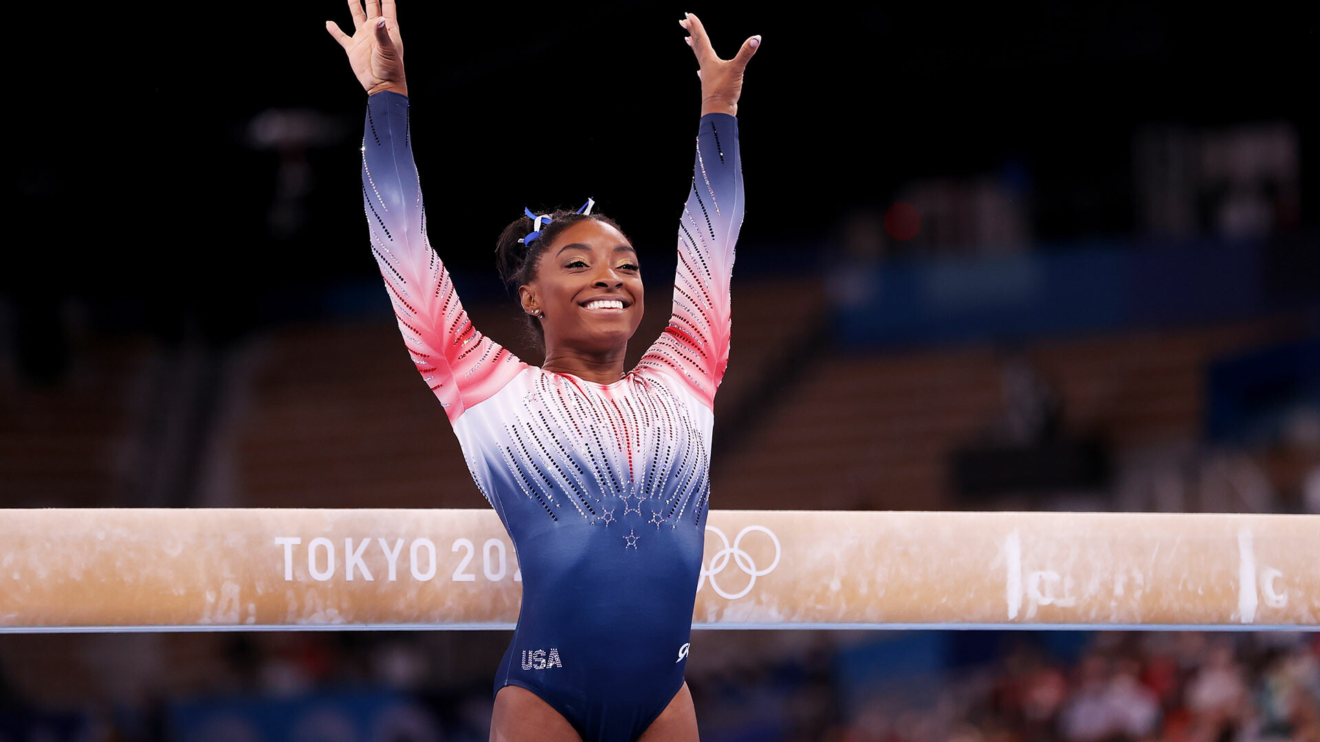 Simone Biles, Olympic bronze medal, Beam finals, Exceptional gymnast, 1920x1080 Full HD Desktop