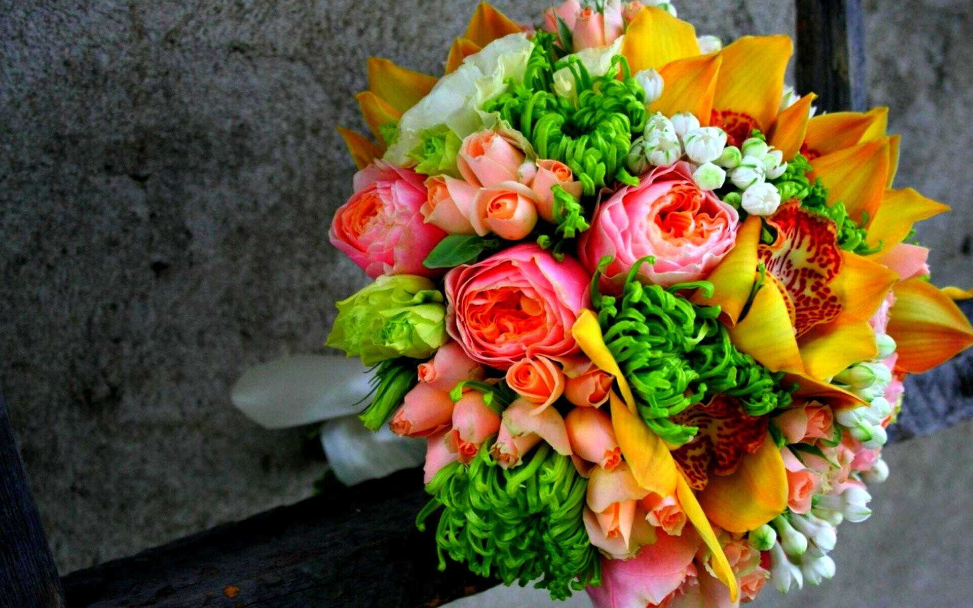 Flower Bouquet, Flowers bouquet wallpapers, Gorgeous blooms, Nature's beauty, 1920x1200 HD Desktop