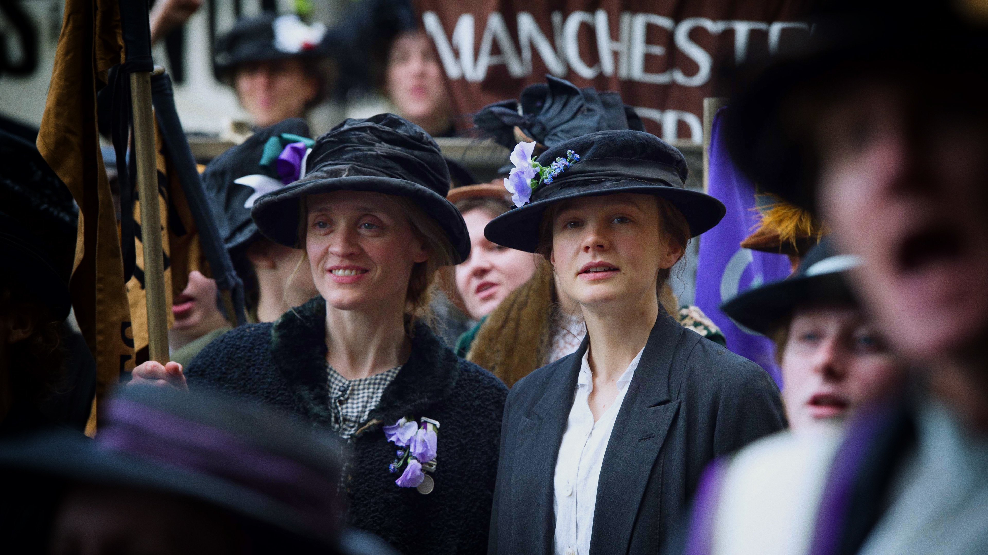 Suffragette 4K wallpaper, Ultra HD image, Historical film, Women's suffrage movement, 3840x2160 4K Desktop