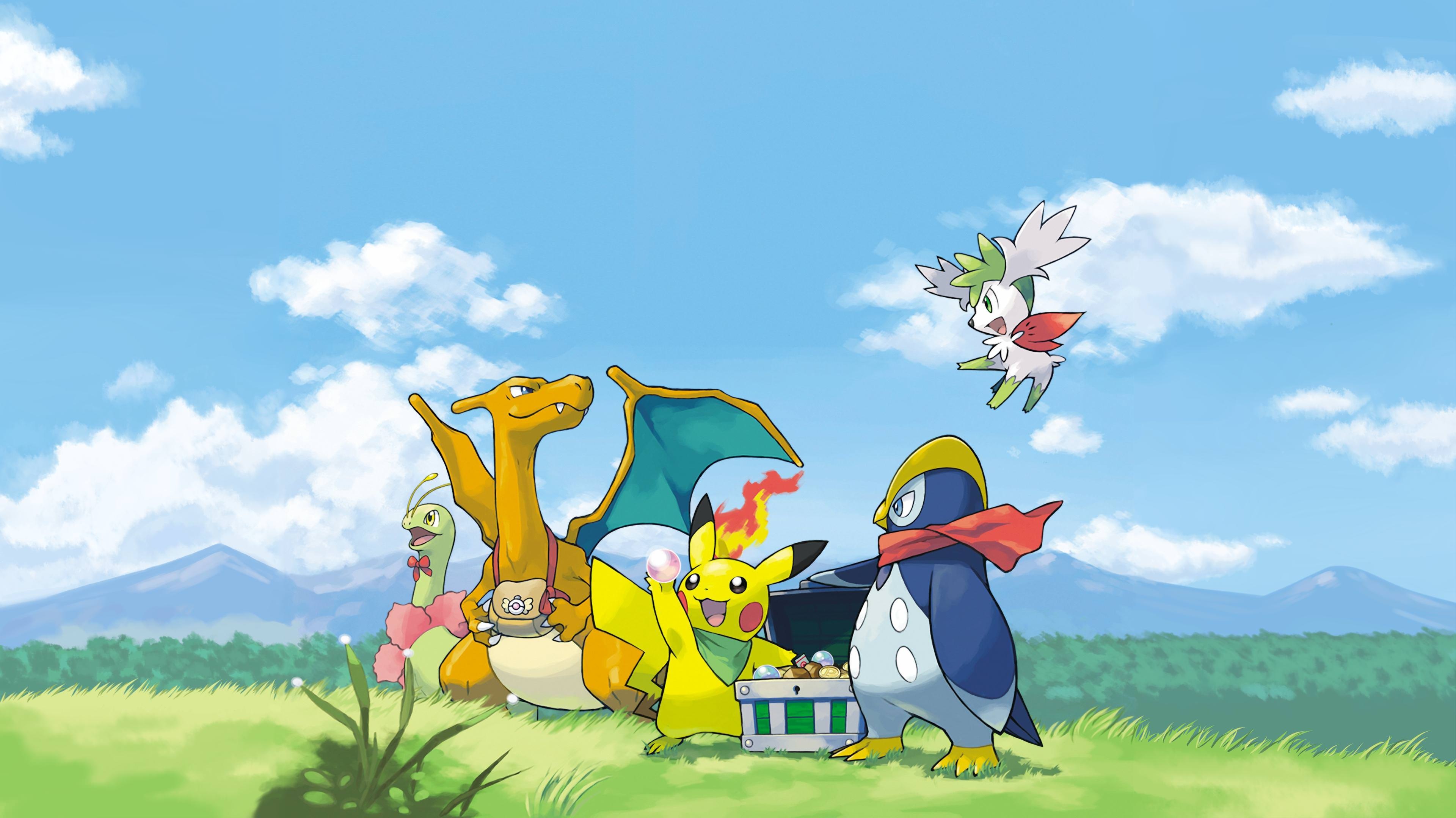 Mystery Dungeon: Explorers of Sky, Pokemon Wallpaper, 3840x2160 4K Desktop