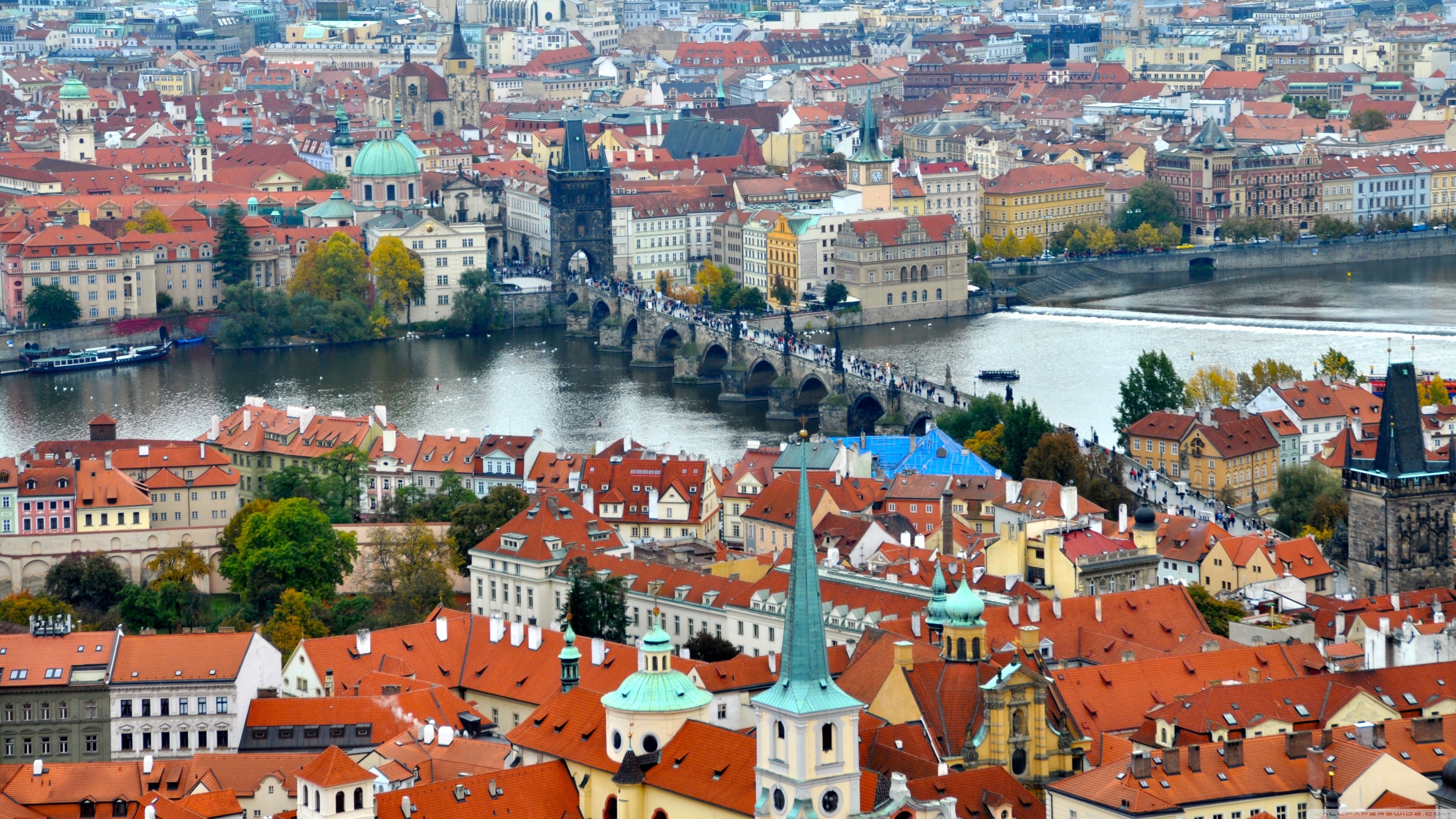 Czechia (Czech Republic), Praga beauty, Ultra HD wallpapers, Multi-display backgrounds, 3840x2160 4K Desktop