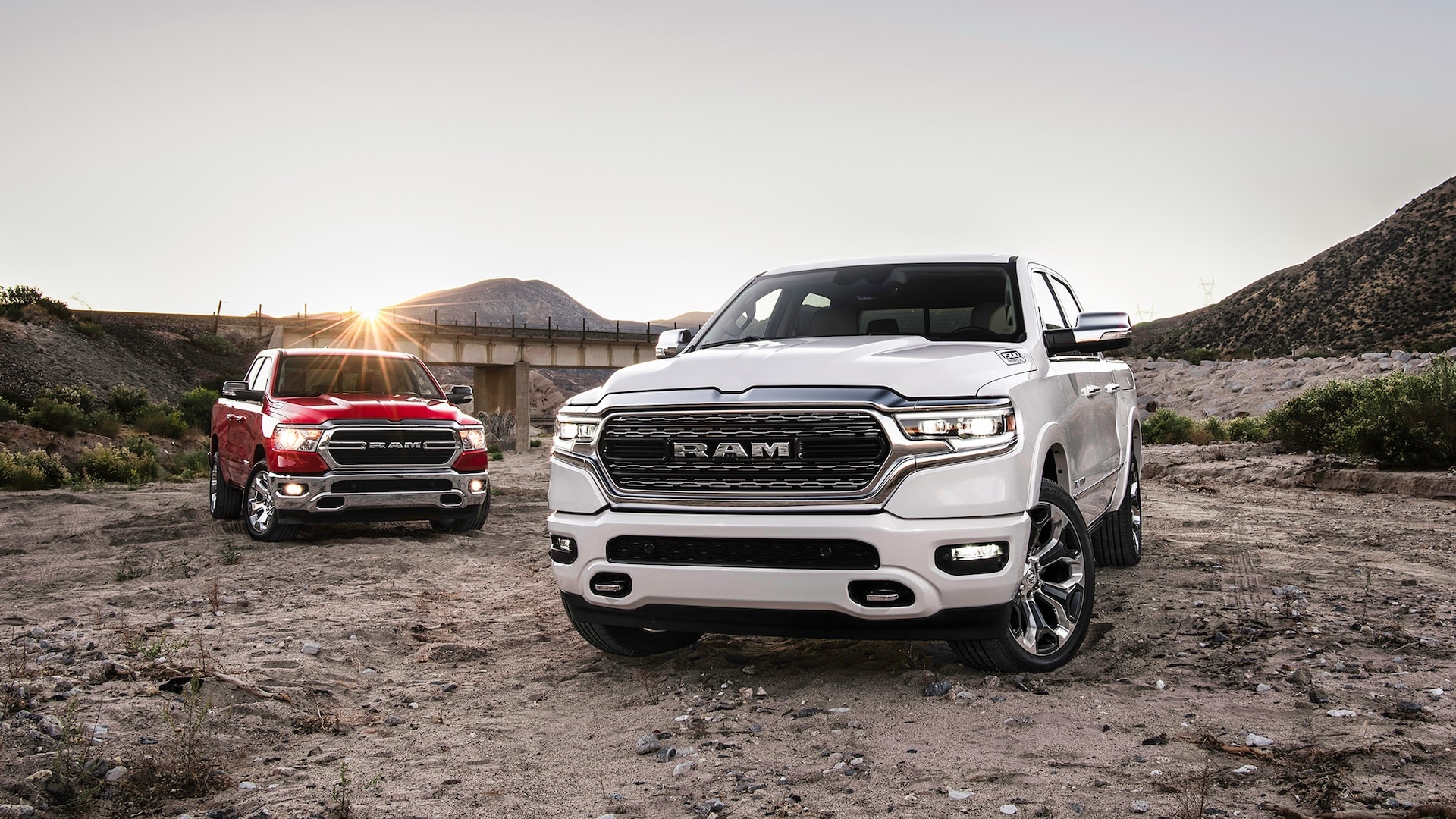 Ram 1500, 2019 Truck of the Year, Motortrend award winner, Best pickup truck, 1920x1080 Full HD Desktop