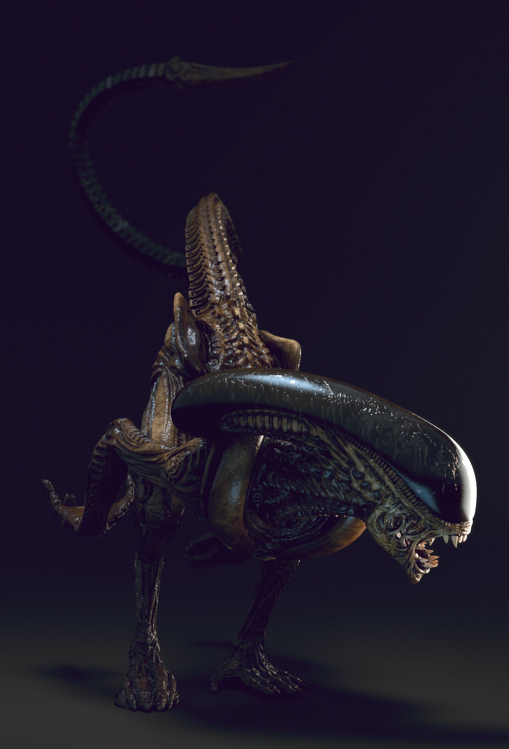 Alien Runner, H.R. Giger Wallpaper, 1700x2500 HD Phone