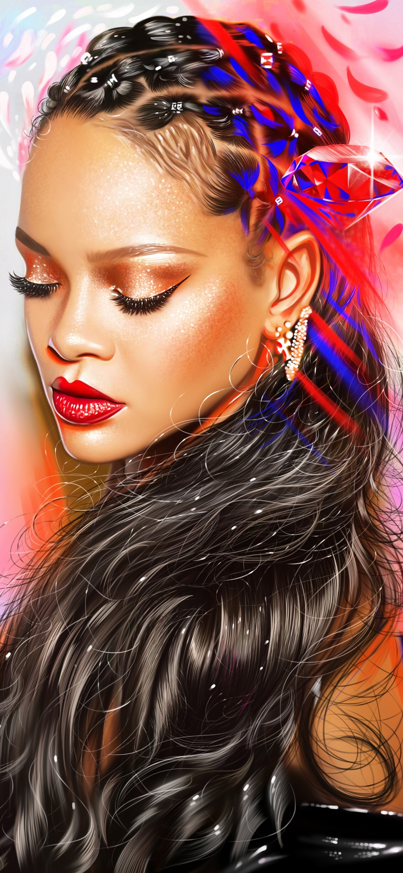 Rihanna, iPhone HD, 4K Wallpapers, 1290x2780 HD Phone