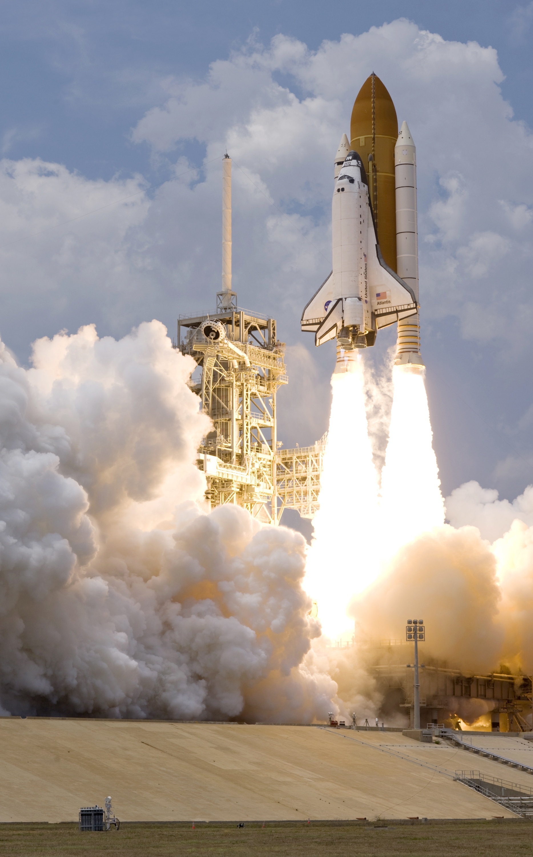 Rocket launch, Astronaut mission, Space shuttle liftoff, Spectacular blastoff, 1870x3000 HD Phone