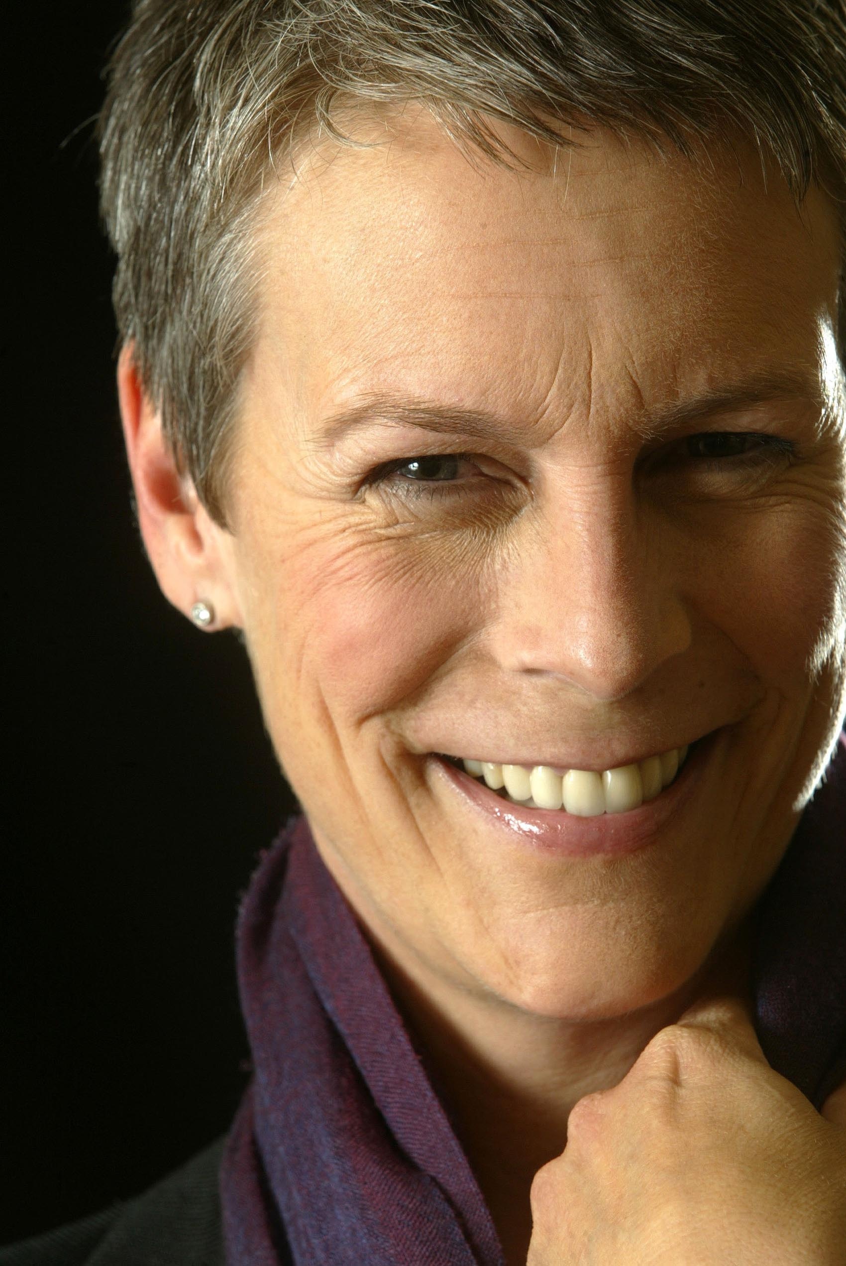 Jamie Lee Curtis, Captivating smile, Fanpop favorite, Beautiful portrait, 1700x2550 HD Phone