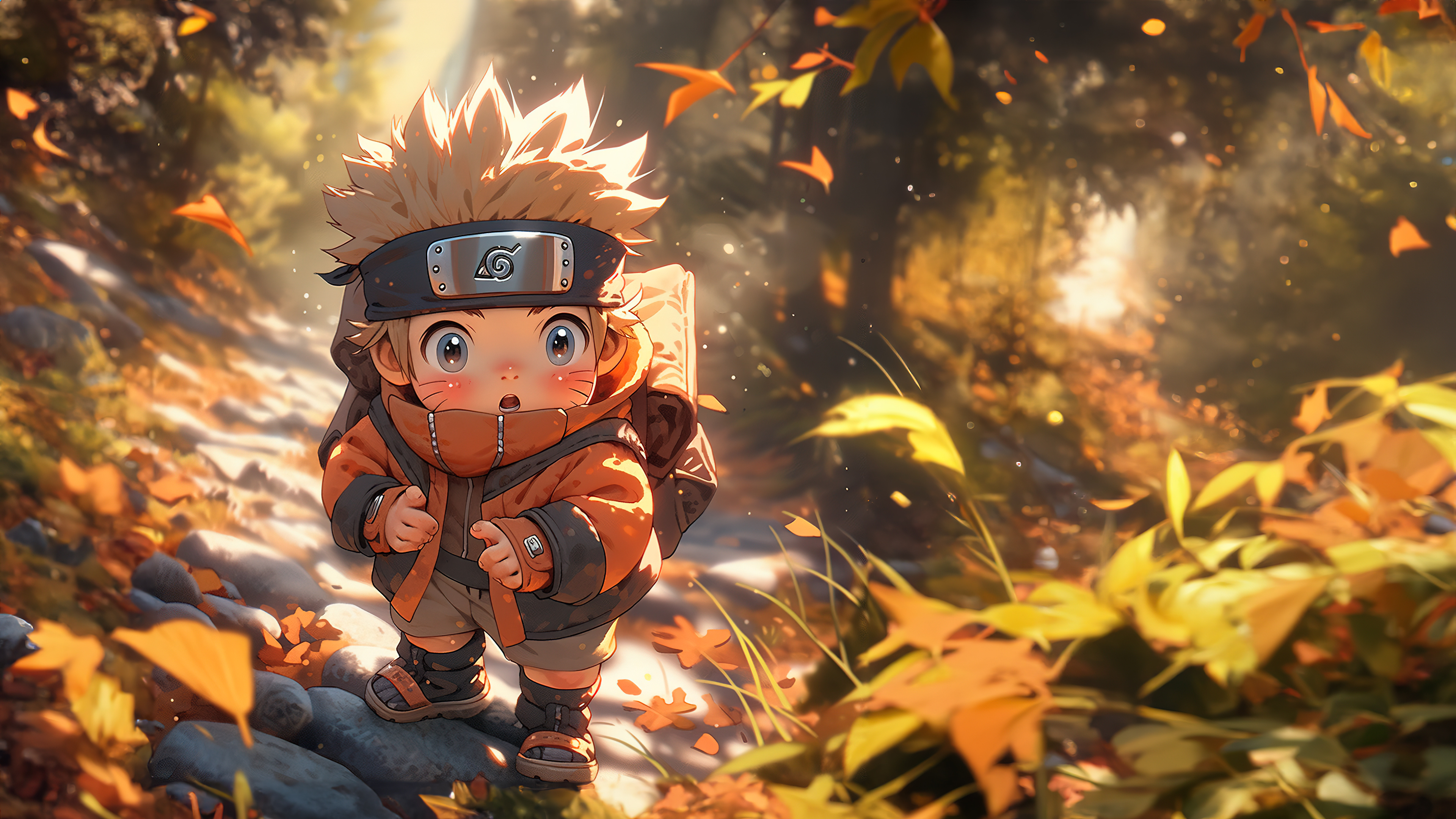 Naruto, Cute Backgrounds Wallpaper, 3840x2160 4K Desktop