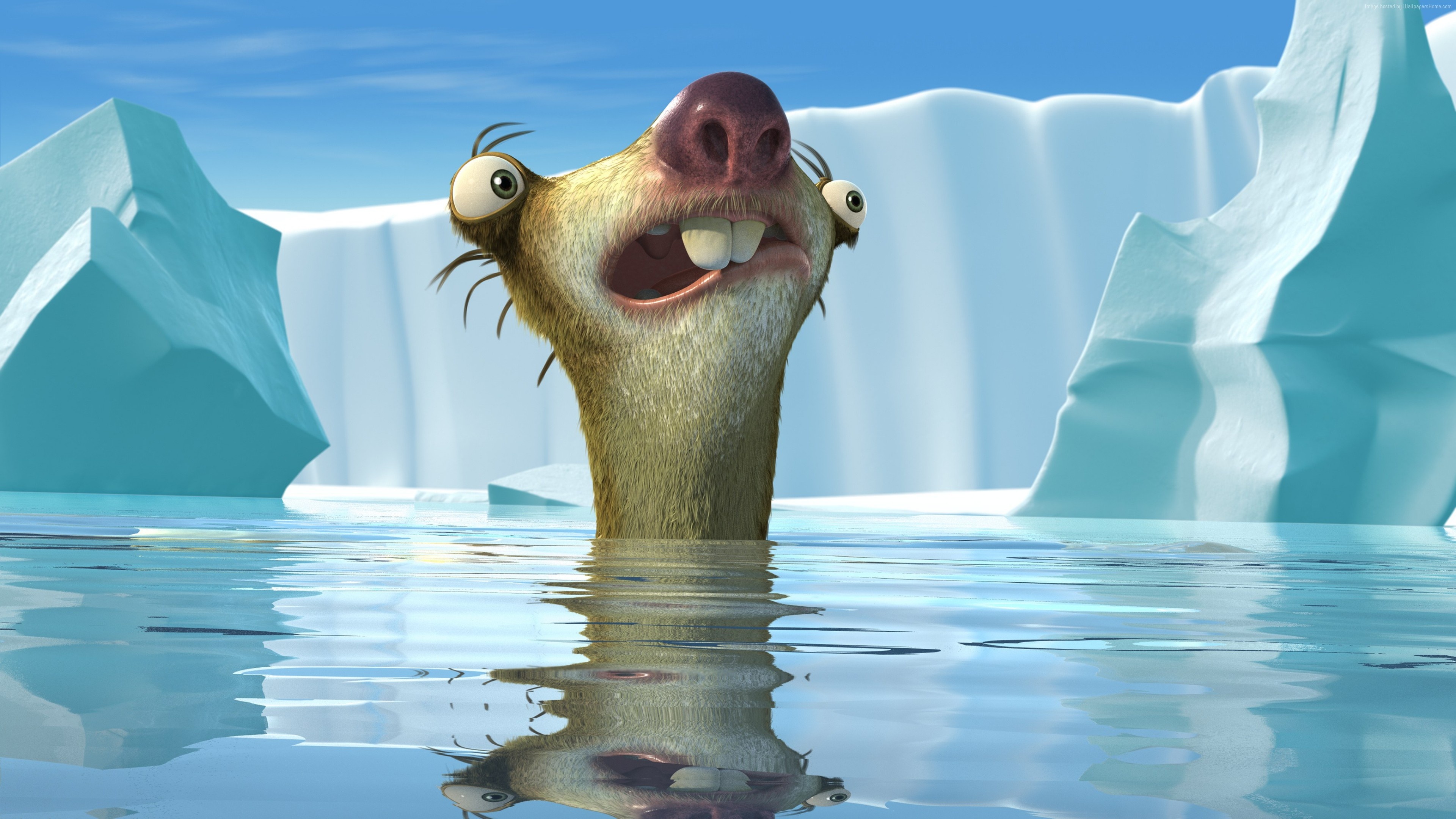 Sid, Ice Age Wallpaper, 3840x2160 4K Desktop