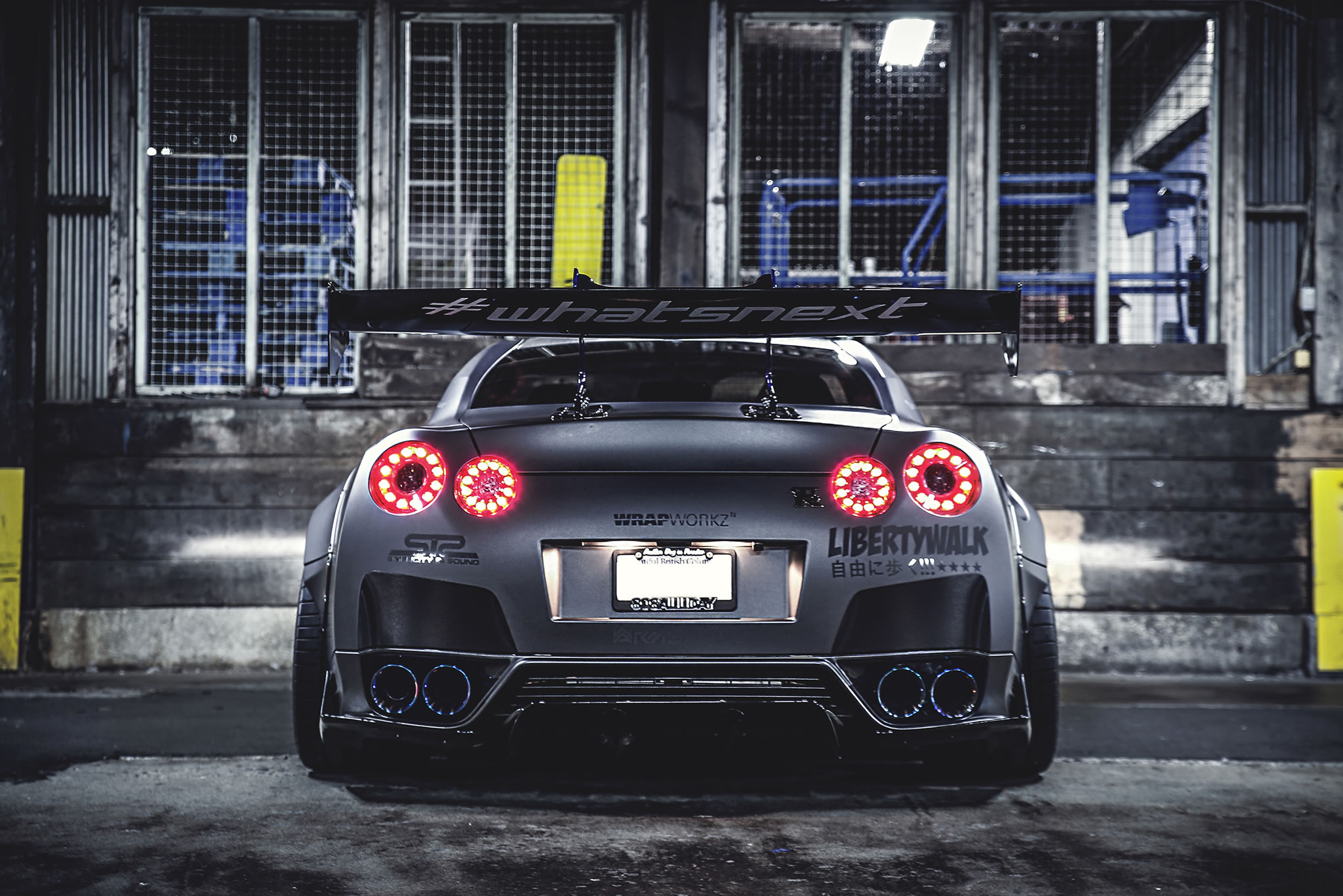 Nissan GTR Rear View, Liberty Walk Cars Wallpaper, 2050x1370 HD Desktop