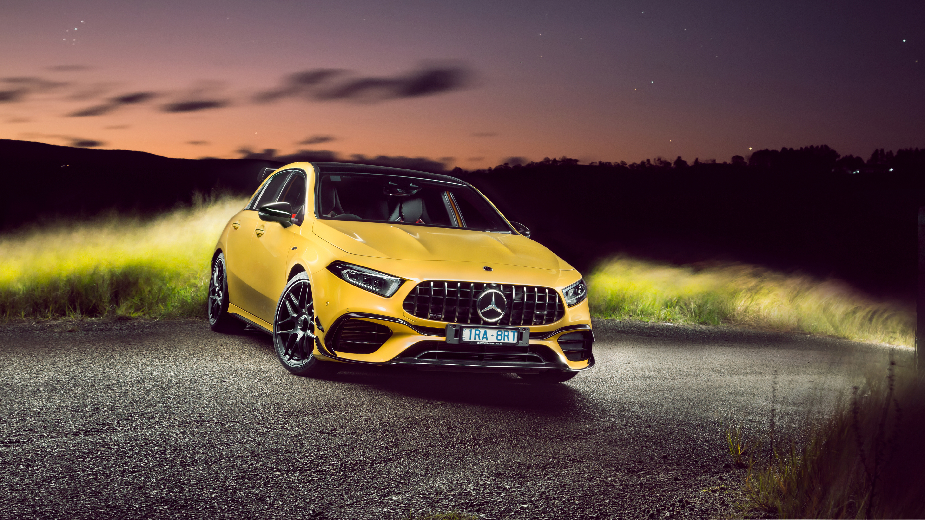 Mercedes-Benz A-Class, AMG A45, Ultra HD wallpaper, Speed, 3840x2160 4K Desktop